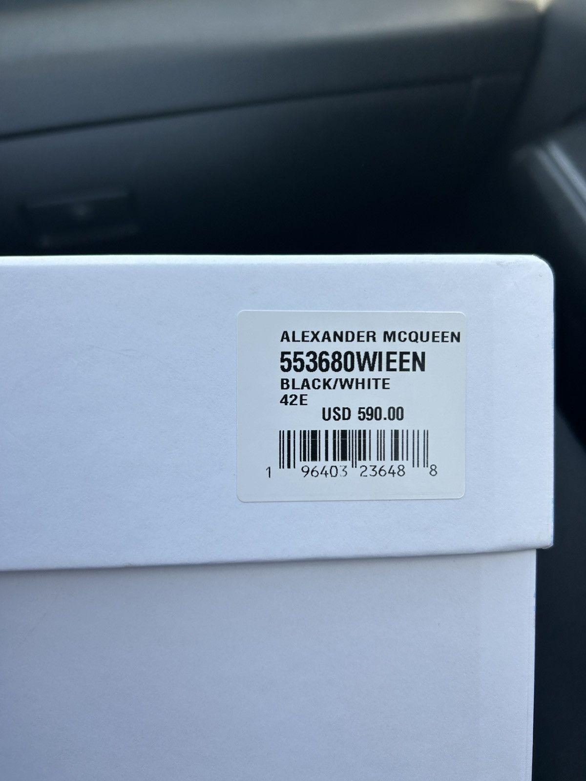 Alexander McQueen Alexander McQueen oversized sneaker Black/White Size US 9 / EU 42 - 8 Thumbnail