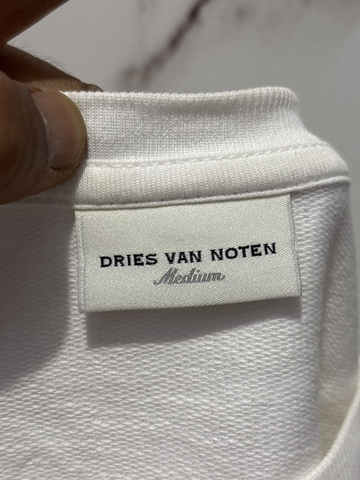 Dries Van Noten ARCHIVE Dries Van Noten Asymmetric Ruffle Docking Tee White Size M / US 6-8 / IT 42-44 - 3 Thumbnail