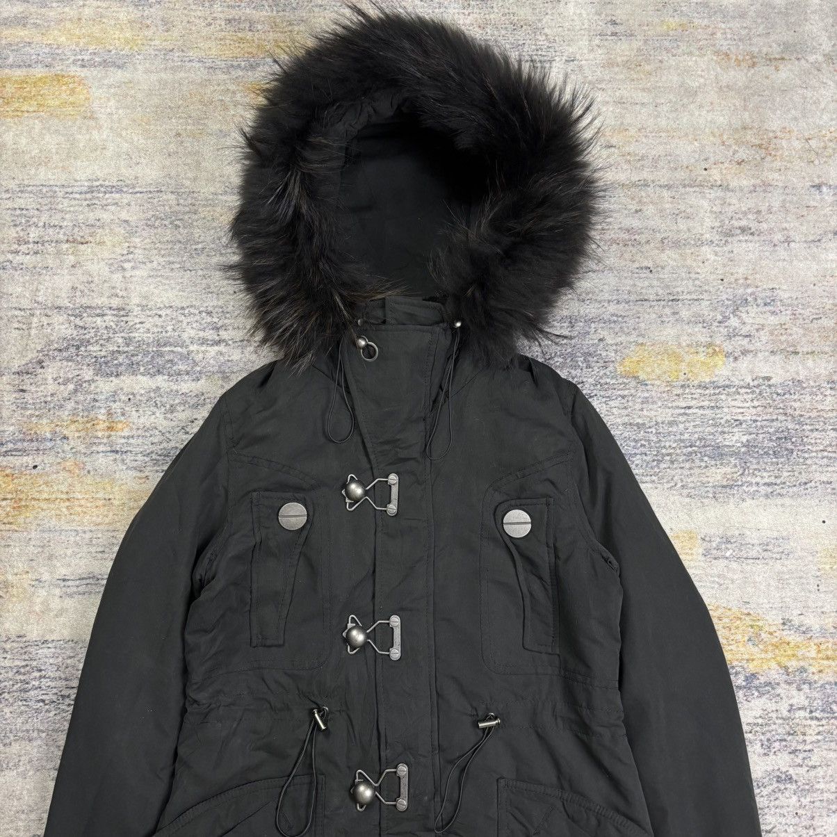 Japanese Brand Sly fur hoodie thumb holes jacket vkei style Size S / US 4 / IT 40 - 5 Thumbnail