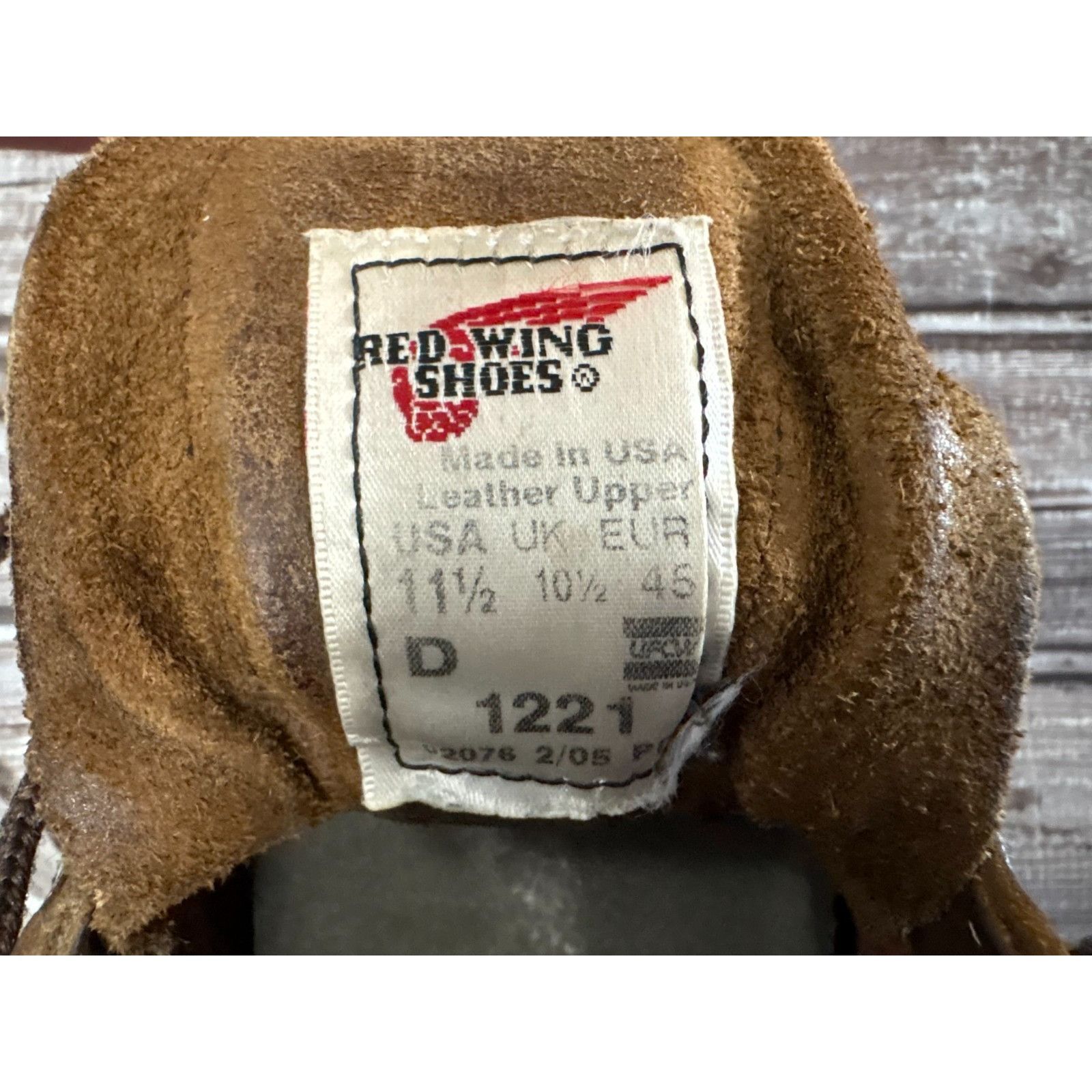 Red Wing Red Wing 1221 Chukka Boot size 11.5 D made in USA Vintage Size US 11.5 / EU 44-45 - 9 Thumbnail