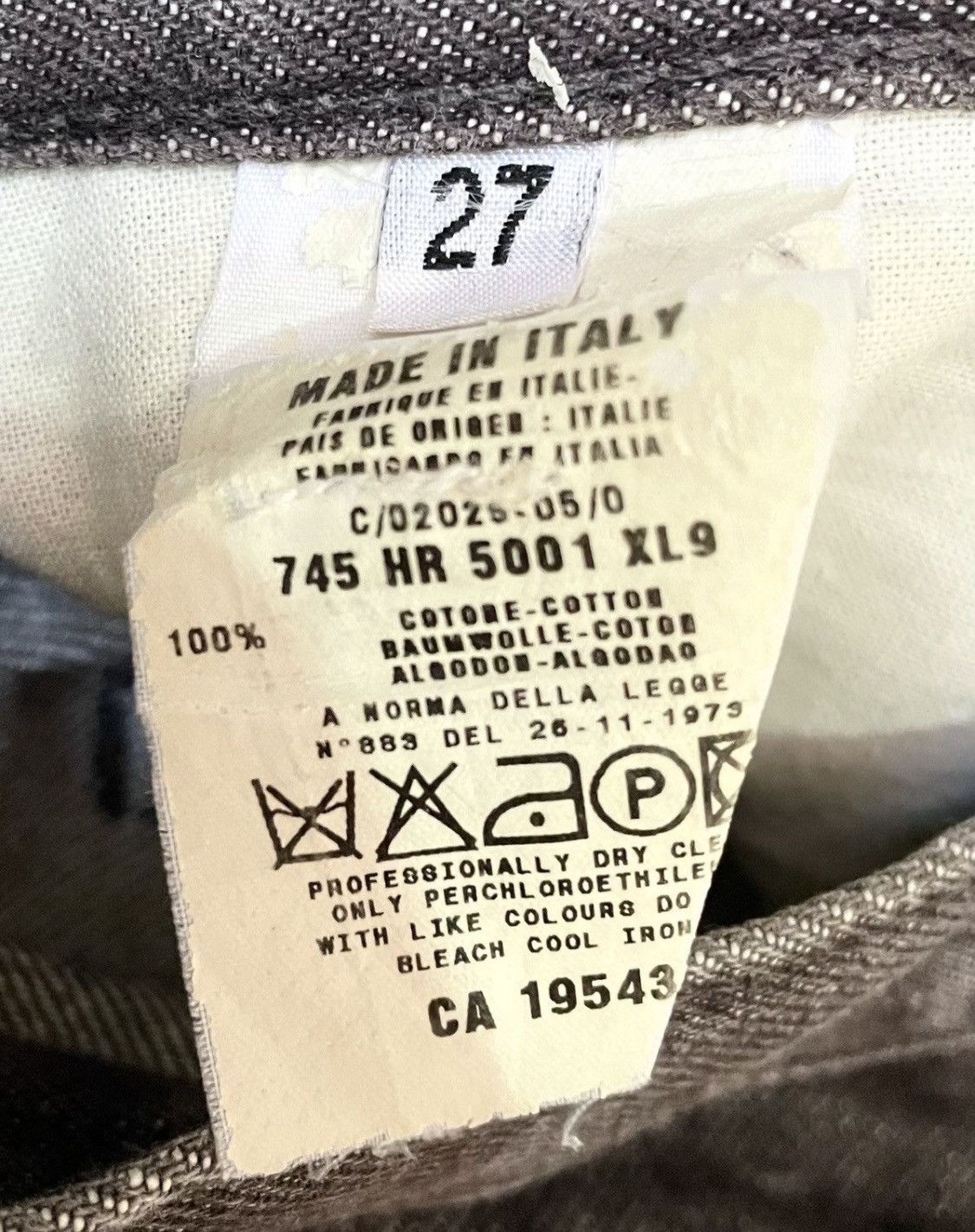 Helmut Lang Vintage helmut lang classic denim italian cut jeans Size US 27 - 3 Thumbnail