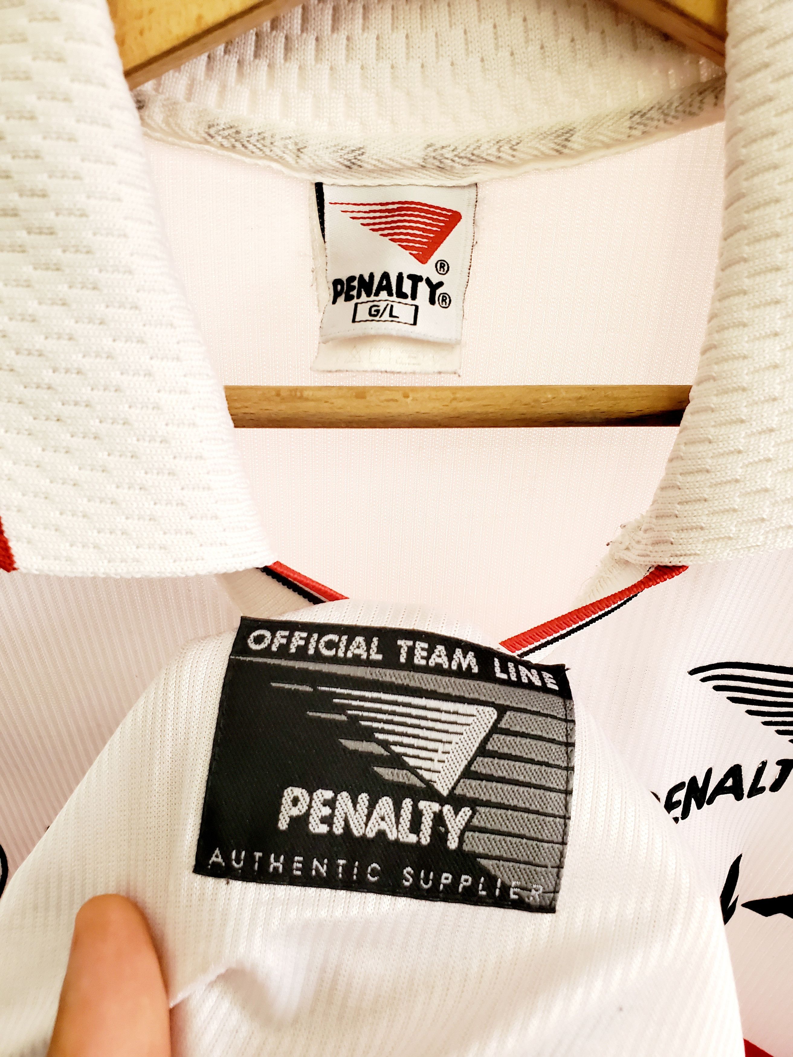 Vintage São Paulo FC Home penalty #10 soccer jersey size L