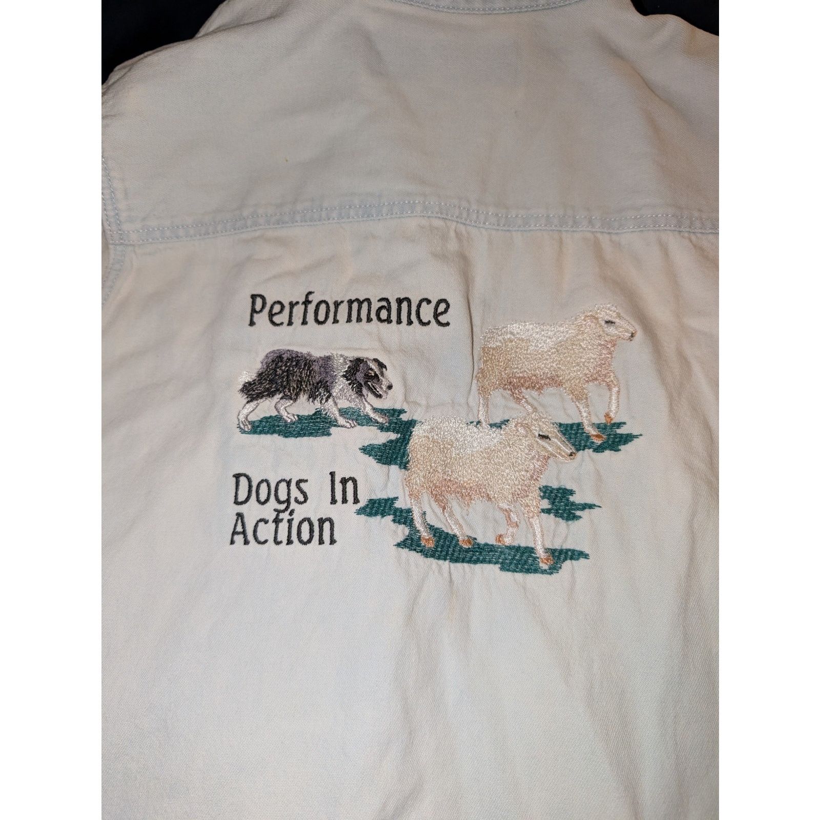 Lee Vintage Dogs in Action Performance Shirt Lee Jeans Med Size M / US 6-8 / IT 42-44 - 1 Thumbnail