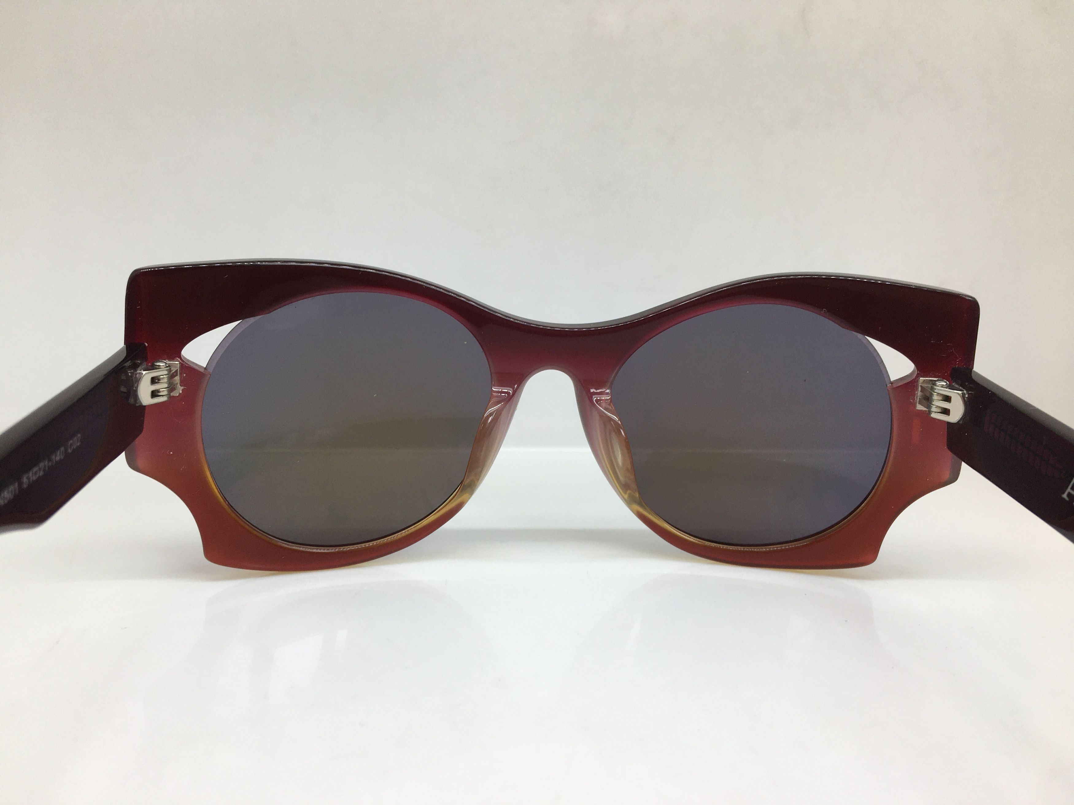 Other Handmade Acetate RUNWAY SHOW Cateye Round Sunglasses Size ONE SIZE - 4 Thumbnail
