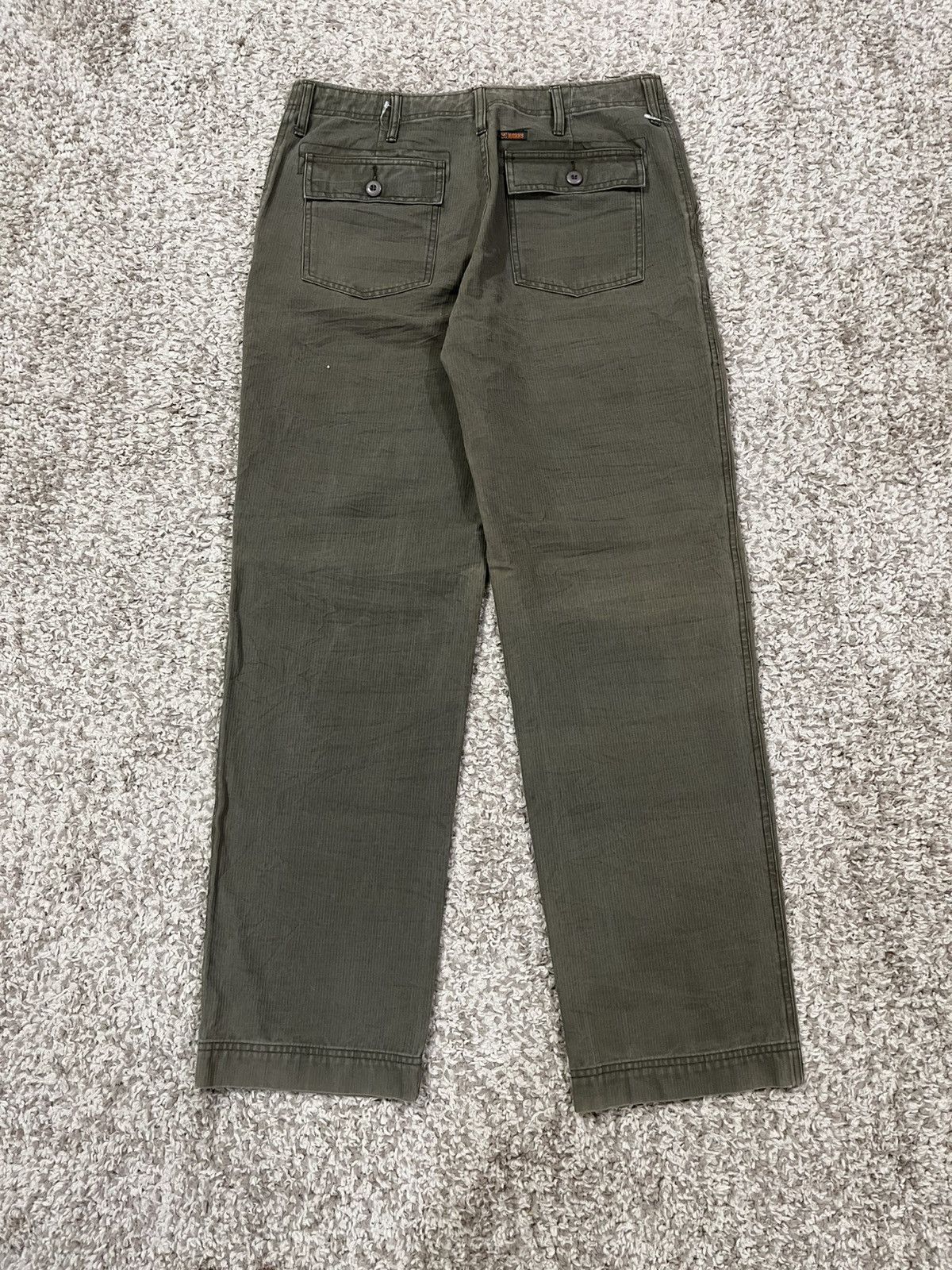 Orslow VINTAGE 🔥 Twenty Works HBT Orslow Style Fatigue Pants Size US 33 - 8 Thumbnail