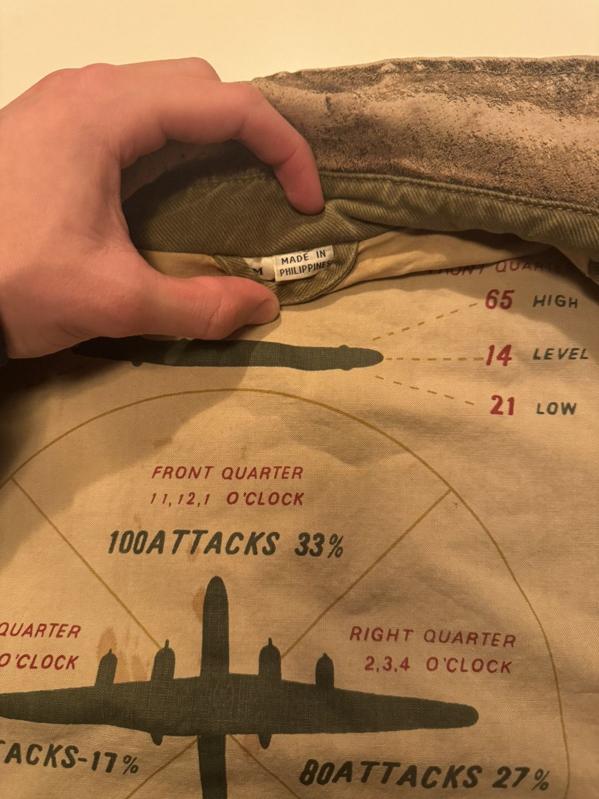 Vintage Green vintage Army bomber jacket Size US M / EU 48-50 / 2 - 9 Thumbnail