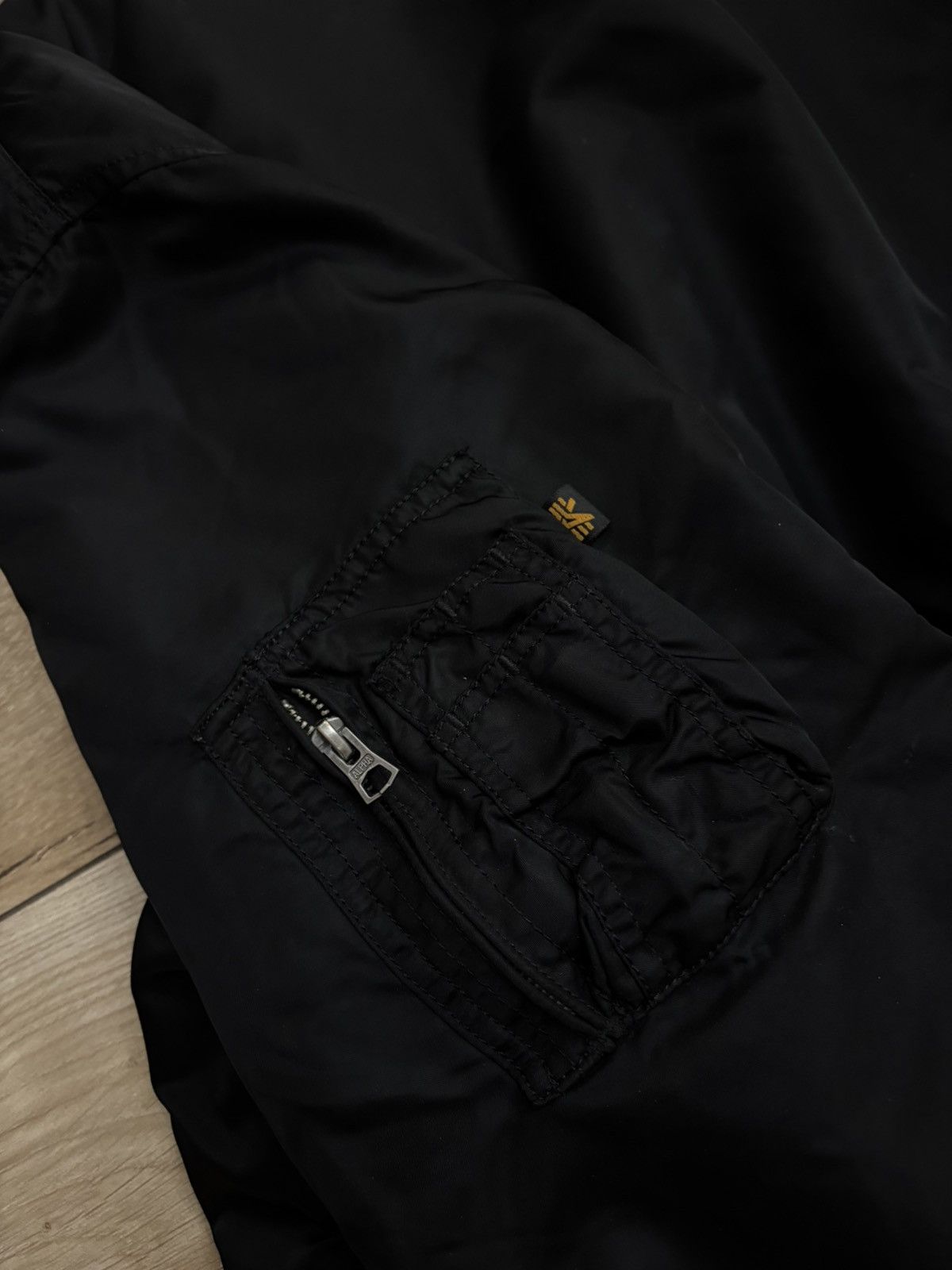 Alpha Industries Vintage Alpha Industries Bomber MA-1 – Black – Size XXL Size US XXL / EU 58 / 5 - 9 Thumbnail