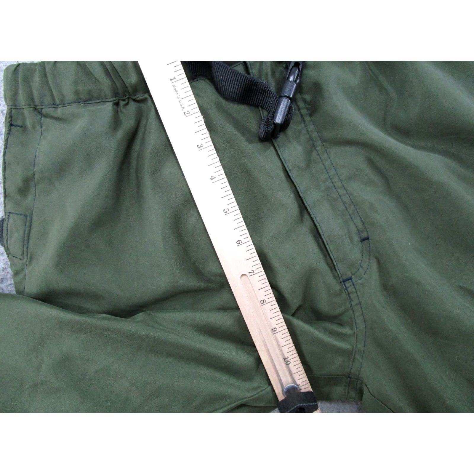 Old Navy VTG Old Navy Elastic Waist Belted Green Baggy Straight Leg Pants SZ M Loose Size US 31 - 7 Thumbnail