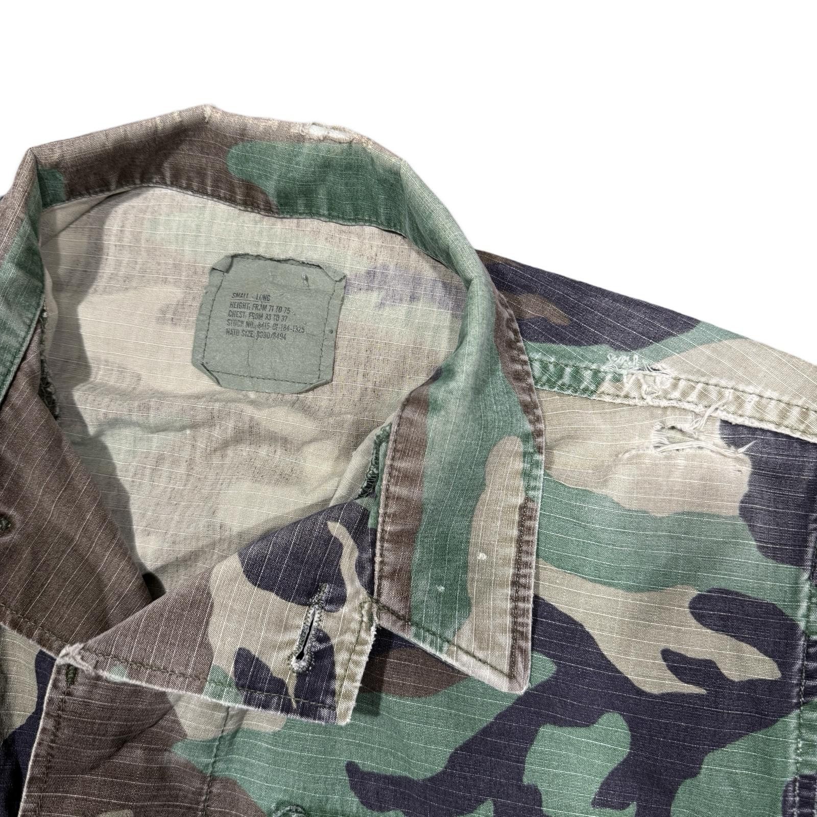 Designer Vintage US Military Army Camo Utility Jacket Size Small Long Size US S / EU 44-46 / 1 - 4 Thumbnail
