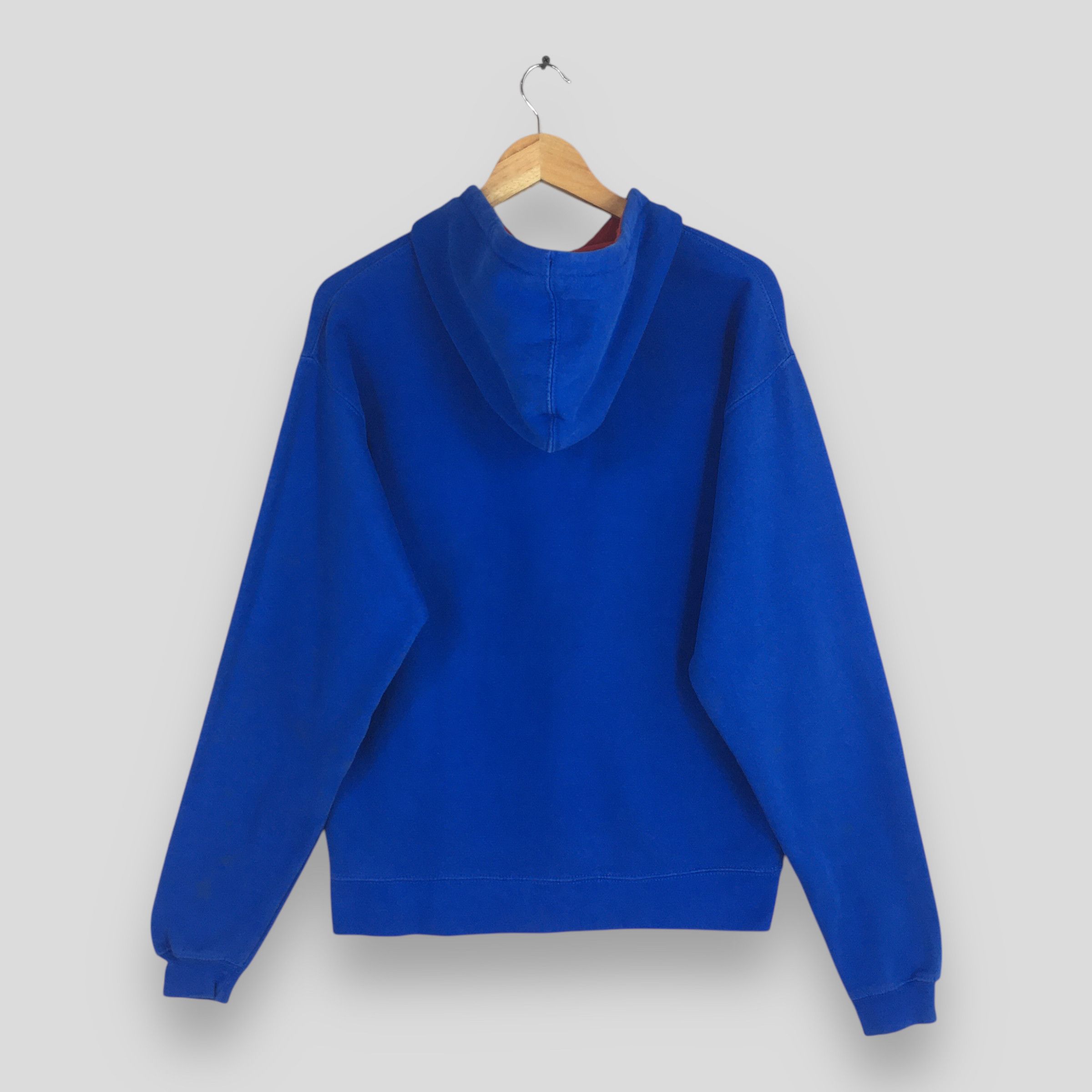 NCAA × Vintage Vintage Kansas Jayhawks NCAA Blue Hoodie Sweatshirt Medium Size US M / EU 48-50 / 2 - 6 Thumbnail