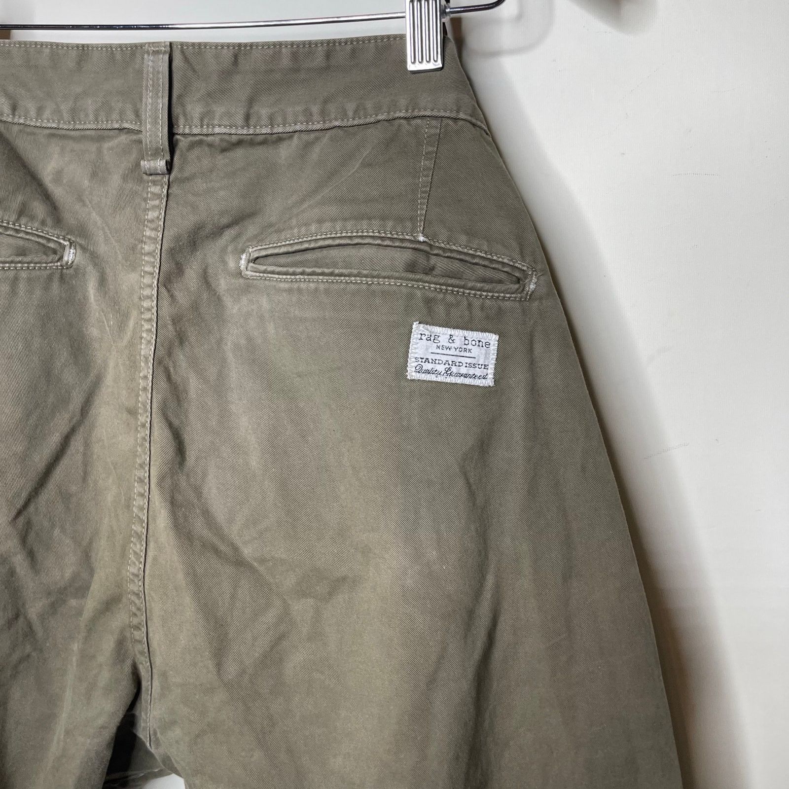 Rag & Bone Rag & Bone Standart Issue green chino pants sz 33x34 Size US 33 - 8 Thumbnail
