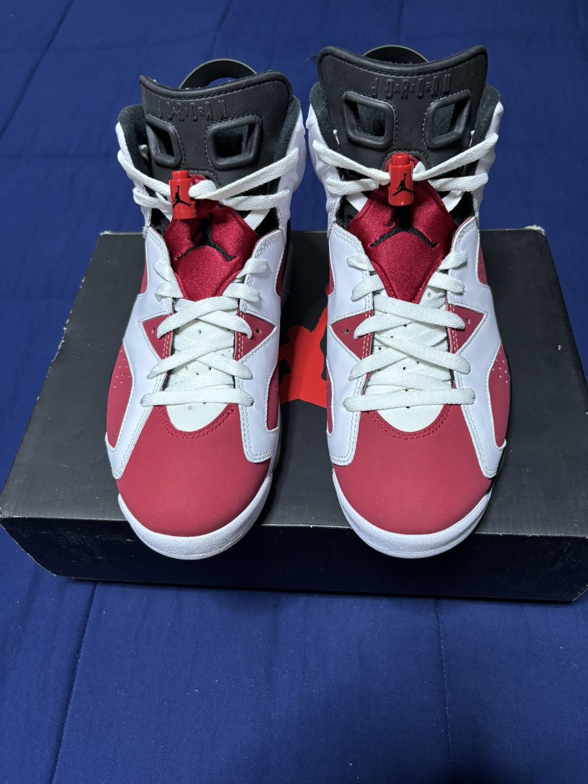 Jordan Brand Jordan 6 Retro OG Carmine 2021 Size 8.5 Size US 8.5 / EU 41-42 - 1 Thumbnail