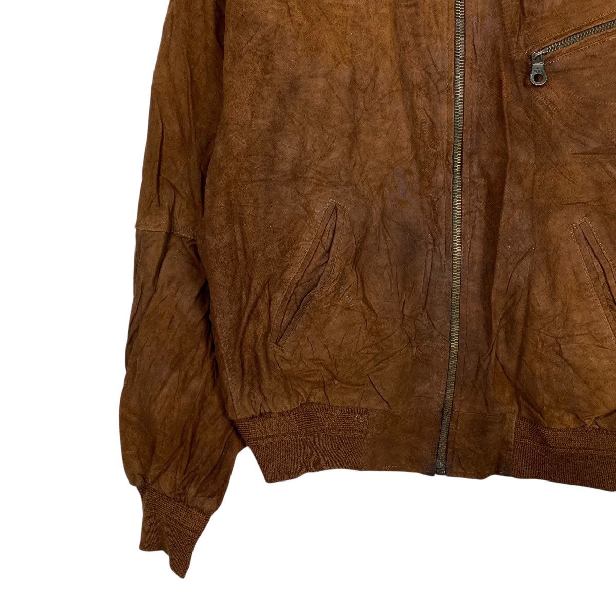 Other Vintage suede leather bomber jacket Size US M / EU 48-50 / 2 - 3 Thumbnail