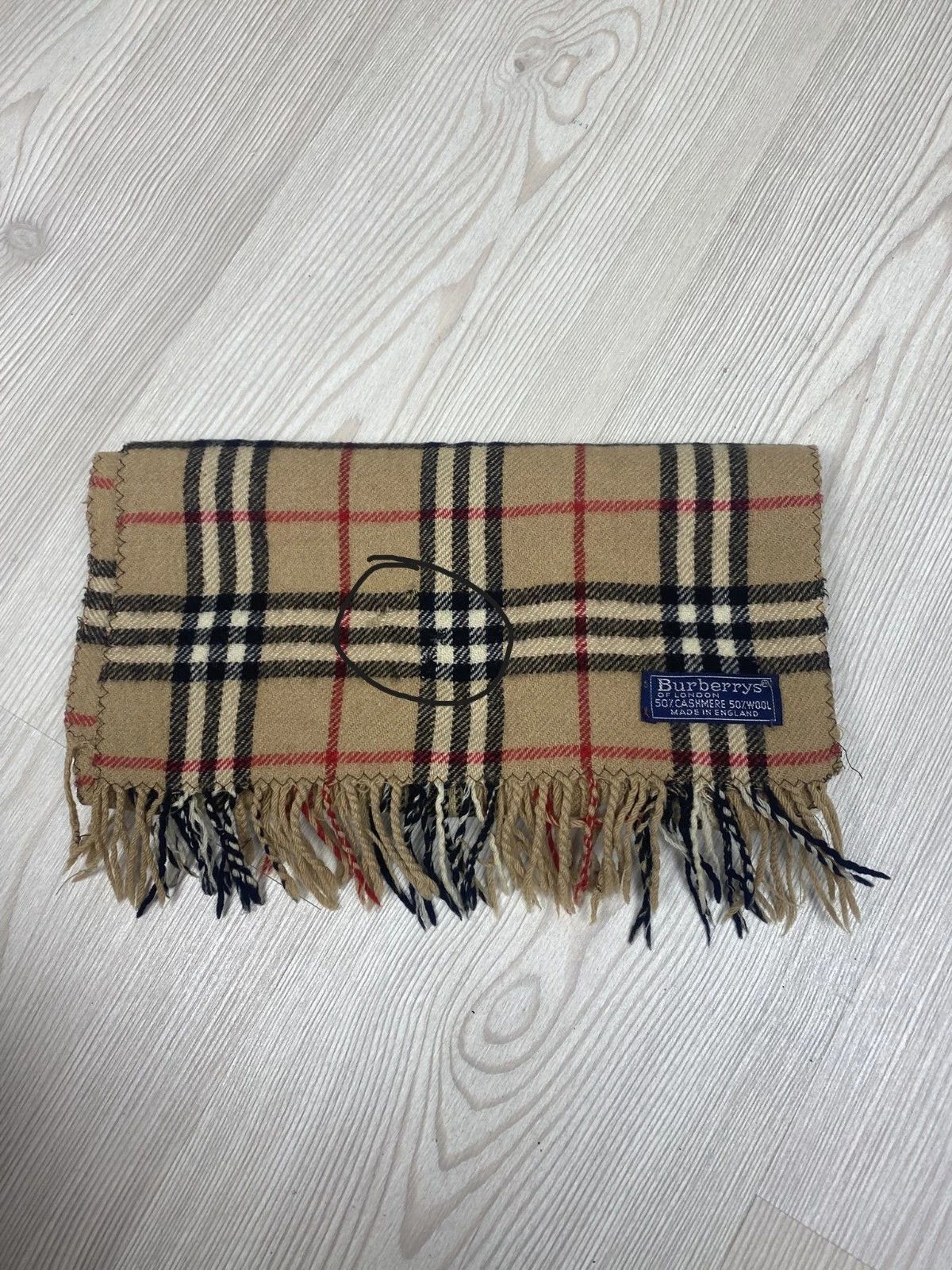 Burberry Burberry London Scarf Nova Check - 50% Cashmere 50% Wool Size ONE SIZE - 4 Thumbnail