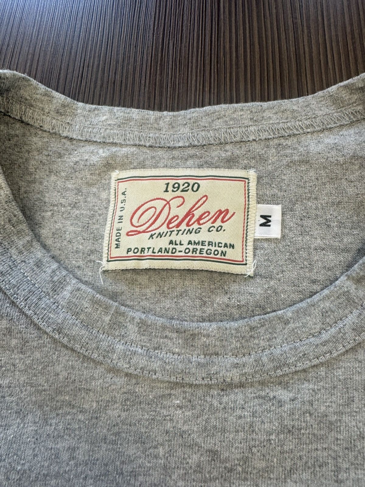 Dehen 1920 Heavy Duty Tee - Single Pocket - Grey Size US M / EU 48-50 / 2 - 4 Thumbnail
