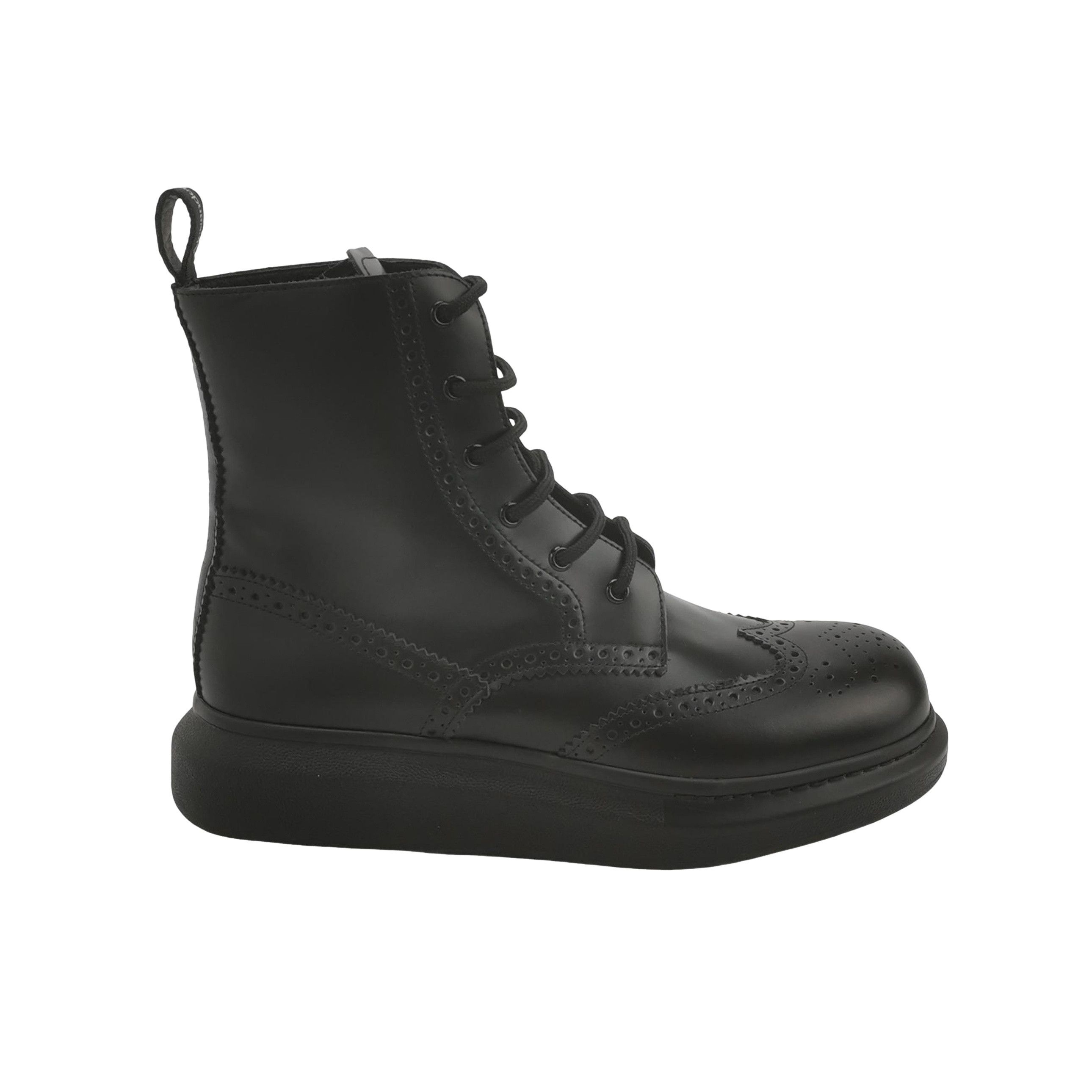 Alexander McQueen Alexander McQueen Hybrid Leather Brogue Boots EU 42 Size US 9 / EU 42 - 1 Thumbnail