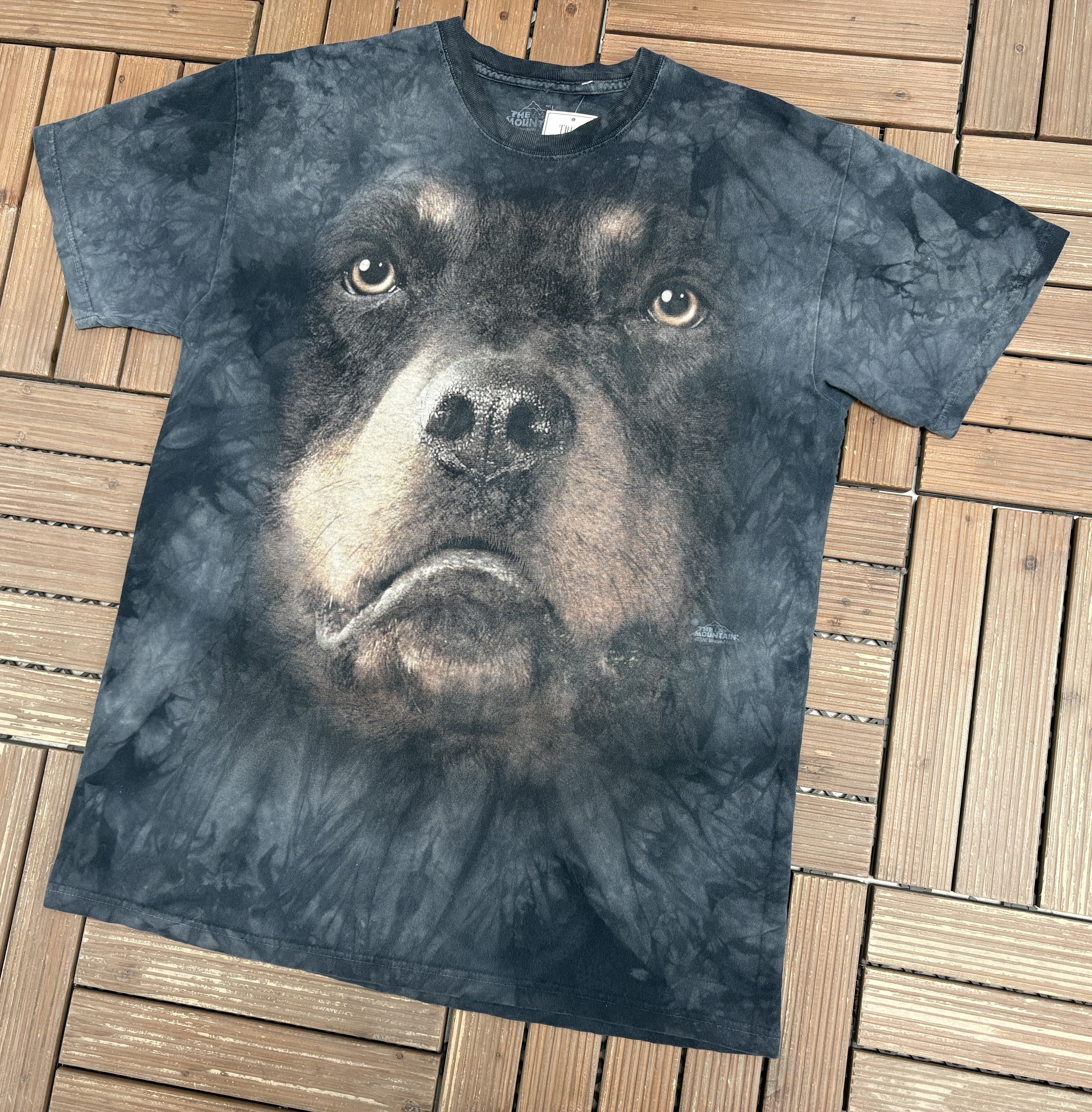 The Mountain Dog Big Print Vintage The Mountain T-Shirt Tee Size US L / EU 52-54 / 3 - 2 Thumbnail