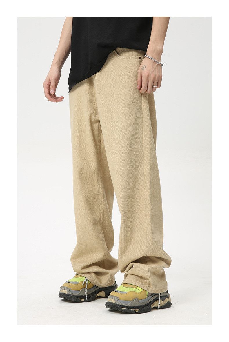 Japanese Brand × Jean Vintage Khaki Casual Wide Leg Jeans Size US 32 / EU 48 - 2 Thumbnail