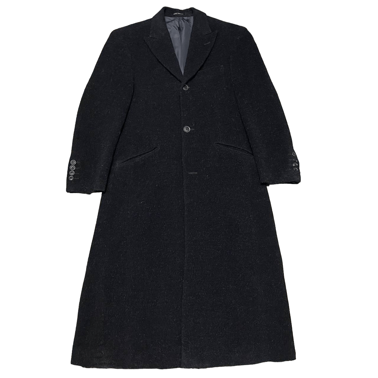 Vintage Mens Tenoras Wool Long Coat like Yohji Comme des