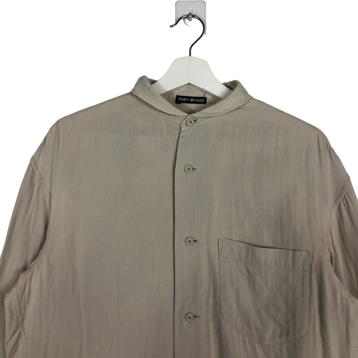 Issey Miyake 🔥 VINTAGE ISSEY MIYAKE RAYON MANDARIN SHIRTS Size US M / EU 48-50 / 2 - 7 Thumbnail
