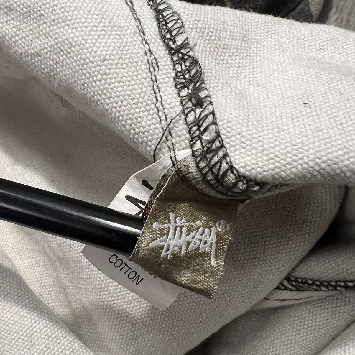 Stussy × Vintage Vintage Stussy Camo Slayer Trucker Jacket Size US L / EU 52-54 / 3 - 10 Thumbnail