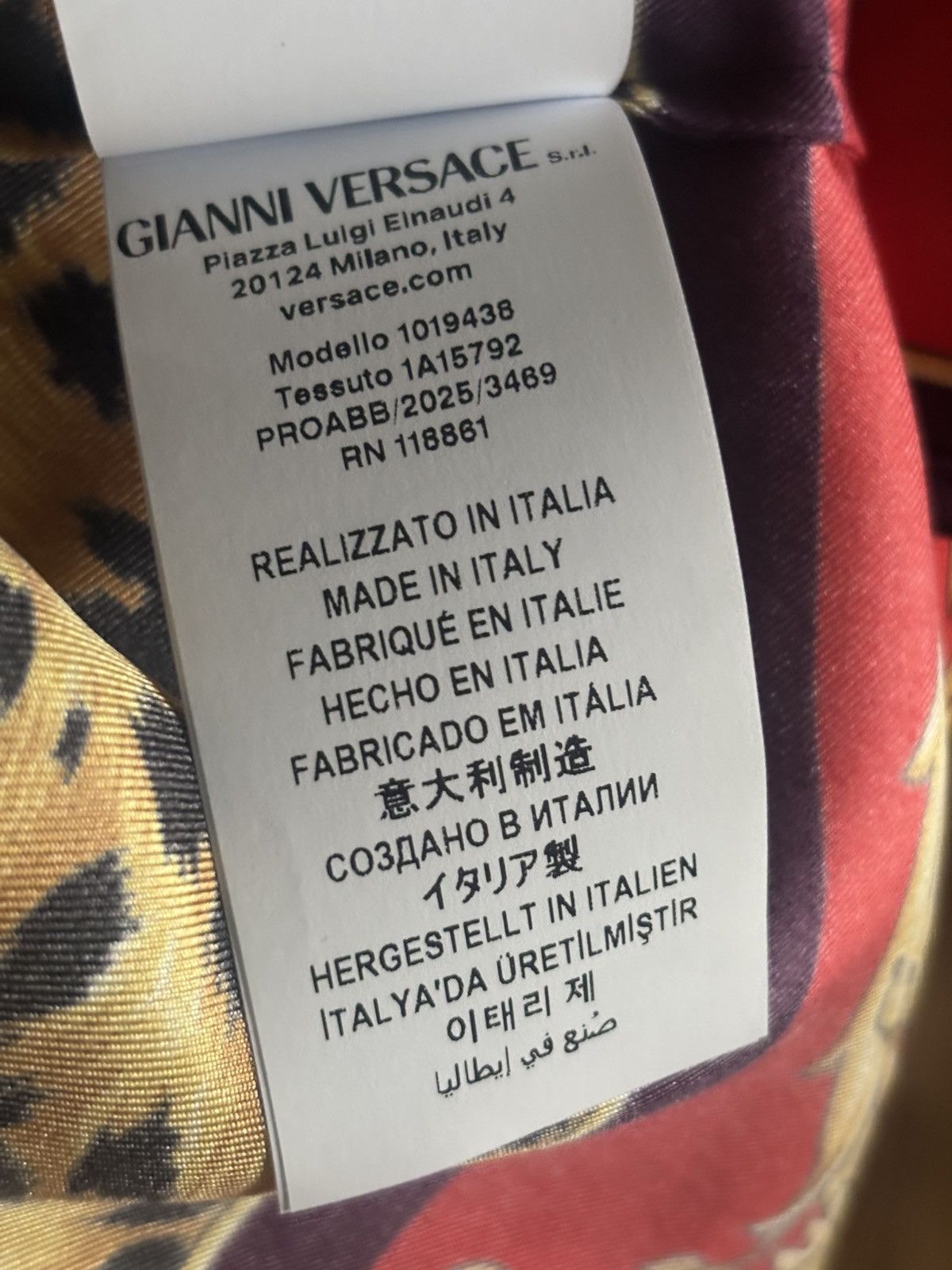 Versace Wild Cats silk shirt Size US M / EU 48-50 / 2 - 5 Thumbnail