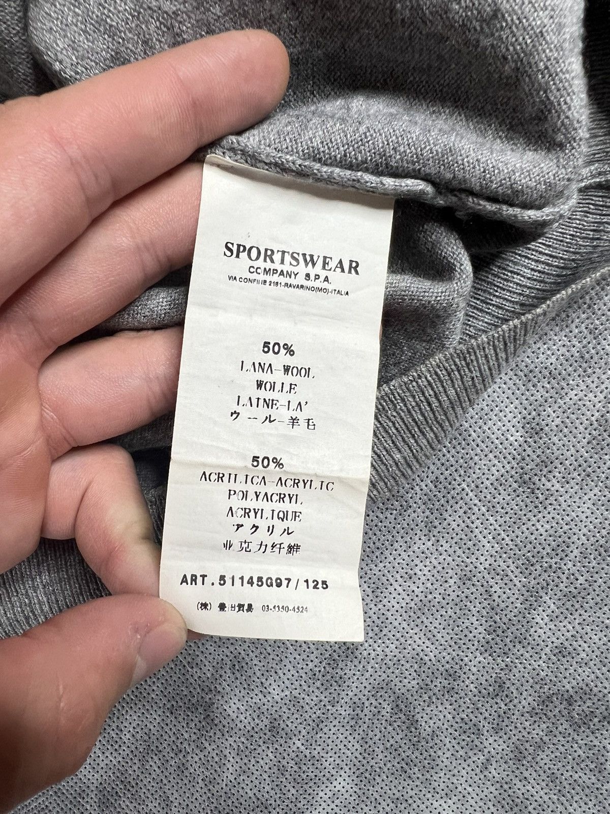 Stone Island Stone Island Denims Sweatshirt Vintage size Small Size US S / EU 44-46 / 1 - 6 Thumbnail