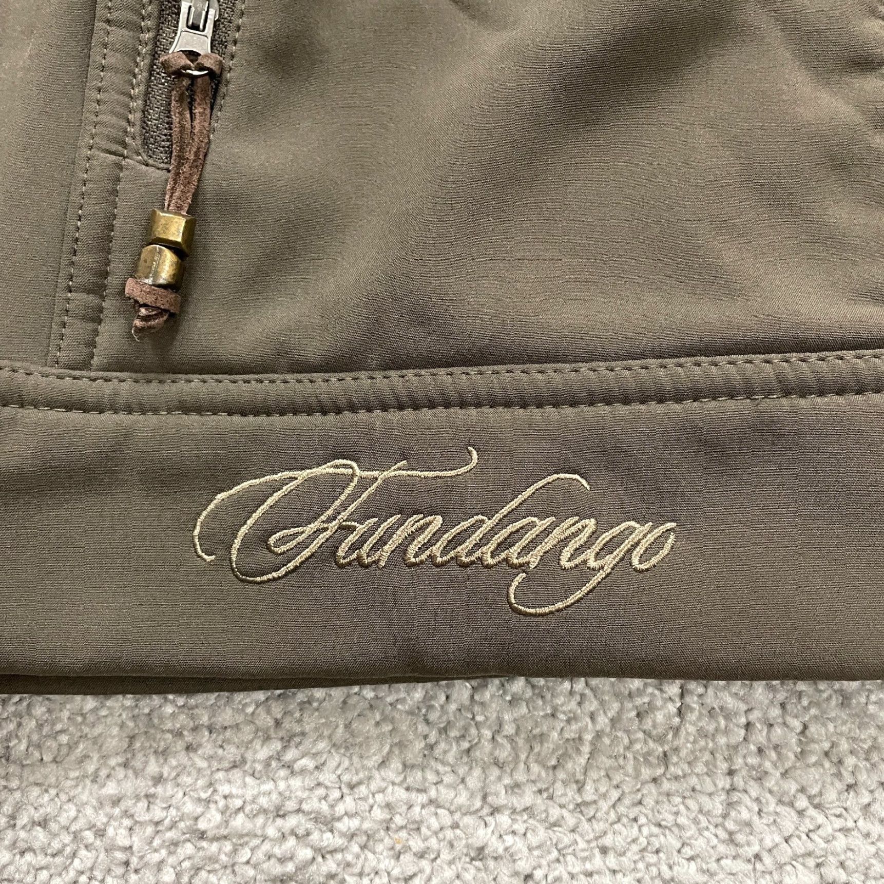 Vintage Fundango Active Jacket Womens S Brown Full Zip Pocket Outdoor Size S / US 4 / IT 40 - 3 Thumbnail