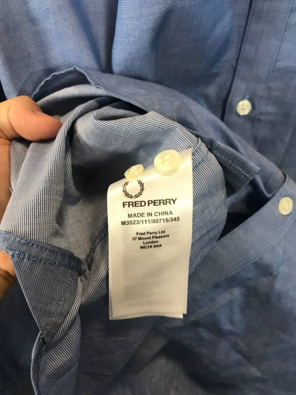 Designer Fred Perry casual designer logo shirt Size US XL / EU 56 / 4 - 5 Thumbnail