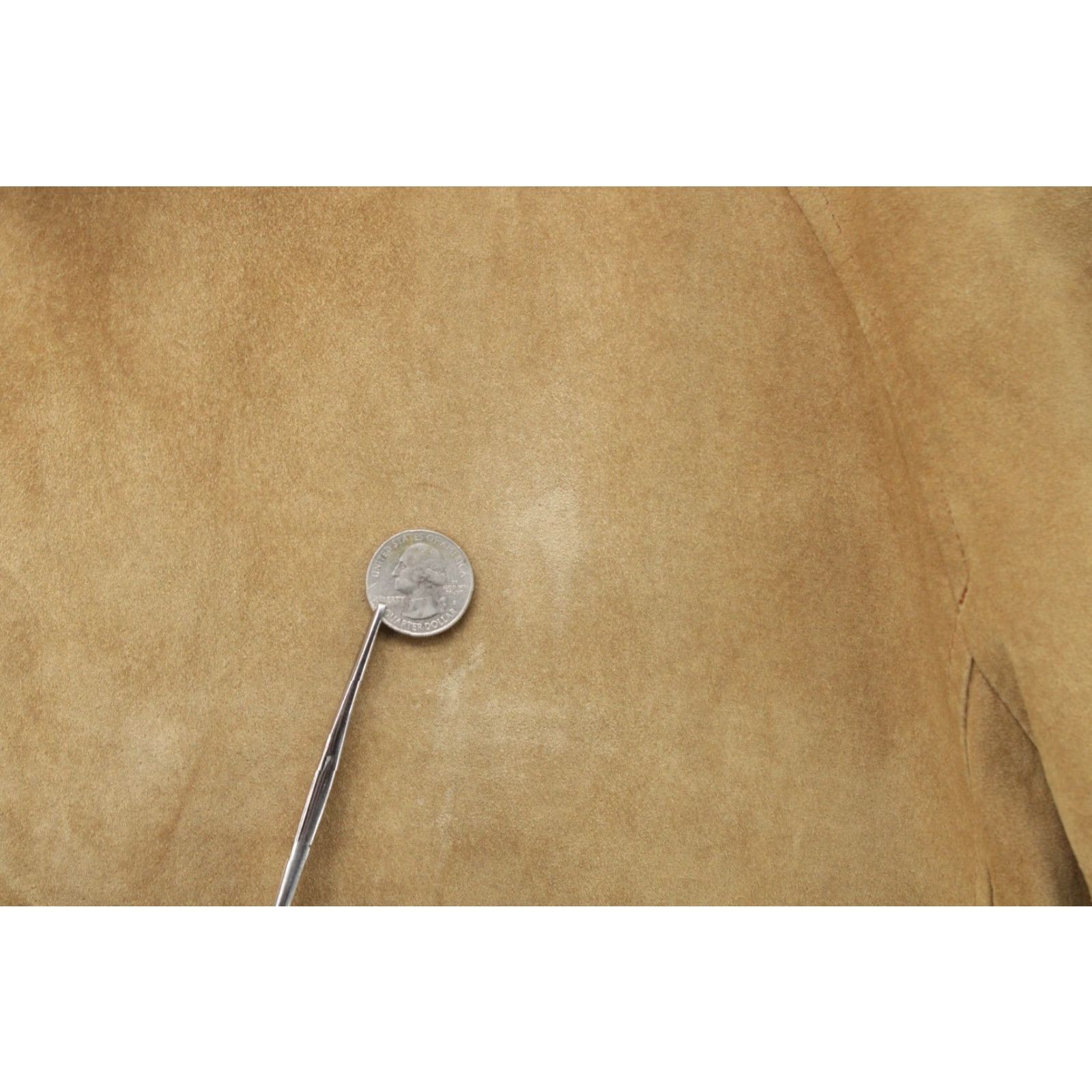 Orvis VINTAGE Orvis Suede Leather Bomber Jacket Mens XL Tan High Collar Preppy Pockets Size US XL / EU 56 / 4 - 2 Thumbnail