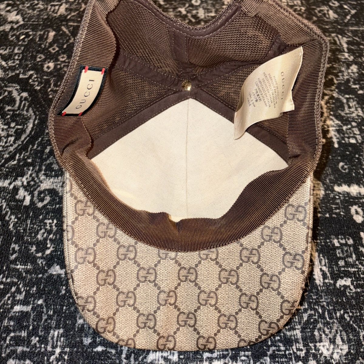 Gucci gucci strawberry logo print cap Size ONE SIZE - 4 Thumbnail
