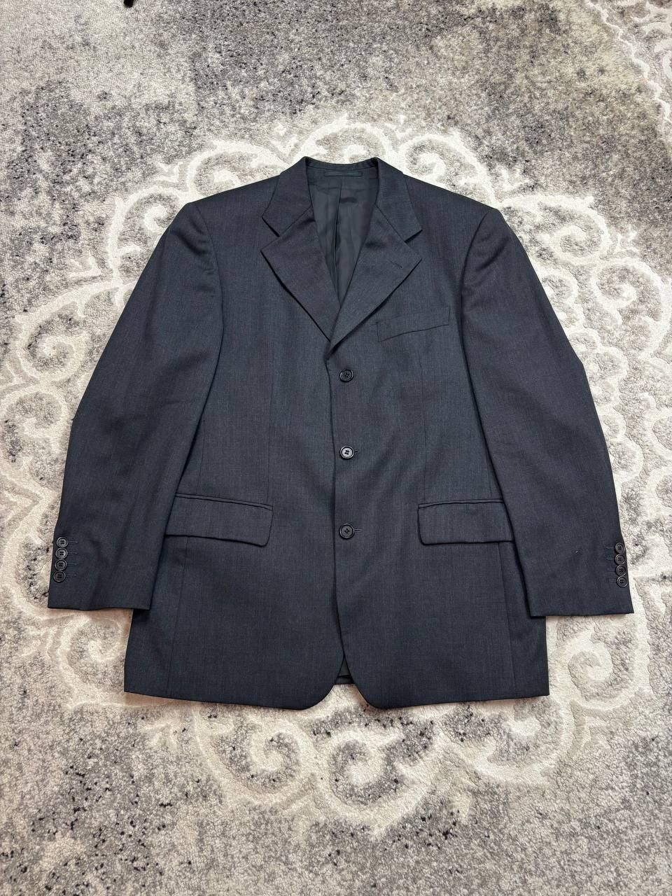 Hugo Boss Hugo Boss Super 100 Wool Blazer Grey Jacket Size 42S - 4 Thumbnail