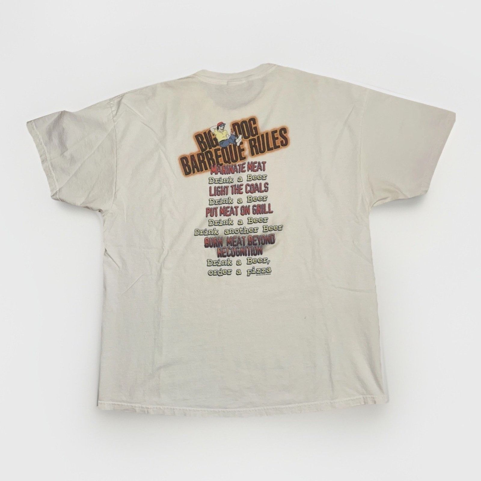 Band Tees × Big Dogs × Vintage Vintage Big Dogs T-Shirt XXL 24x29 White Graphic USA Size US XXL / EU 58 / 5 - 1 Thumbnail