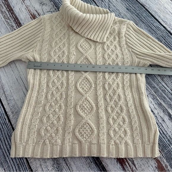 Vintage Vintage Y2K Cable Knit Wide Sleeve Knit Sweater Size M / US 6-8 / IT 42-44 - 6 Thumbnail