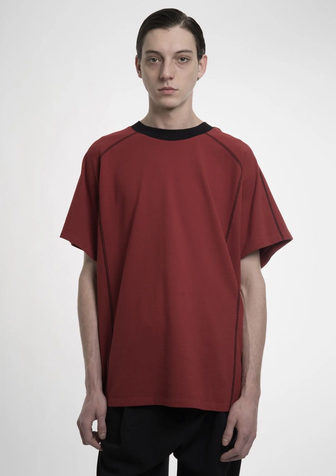 Y/Project Y/PROJECT Red Double Layer T-Shirt Size US S / EU 44-46 / 1 - 1 Thumbnail