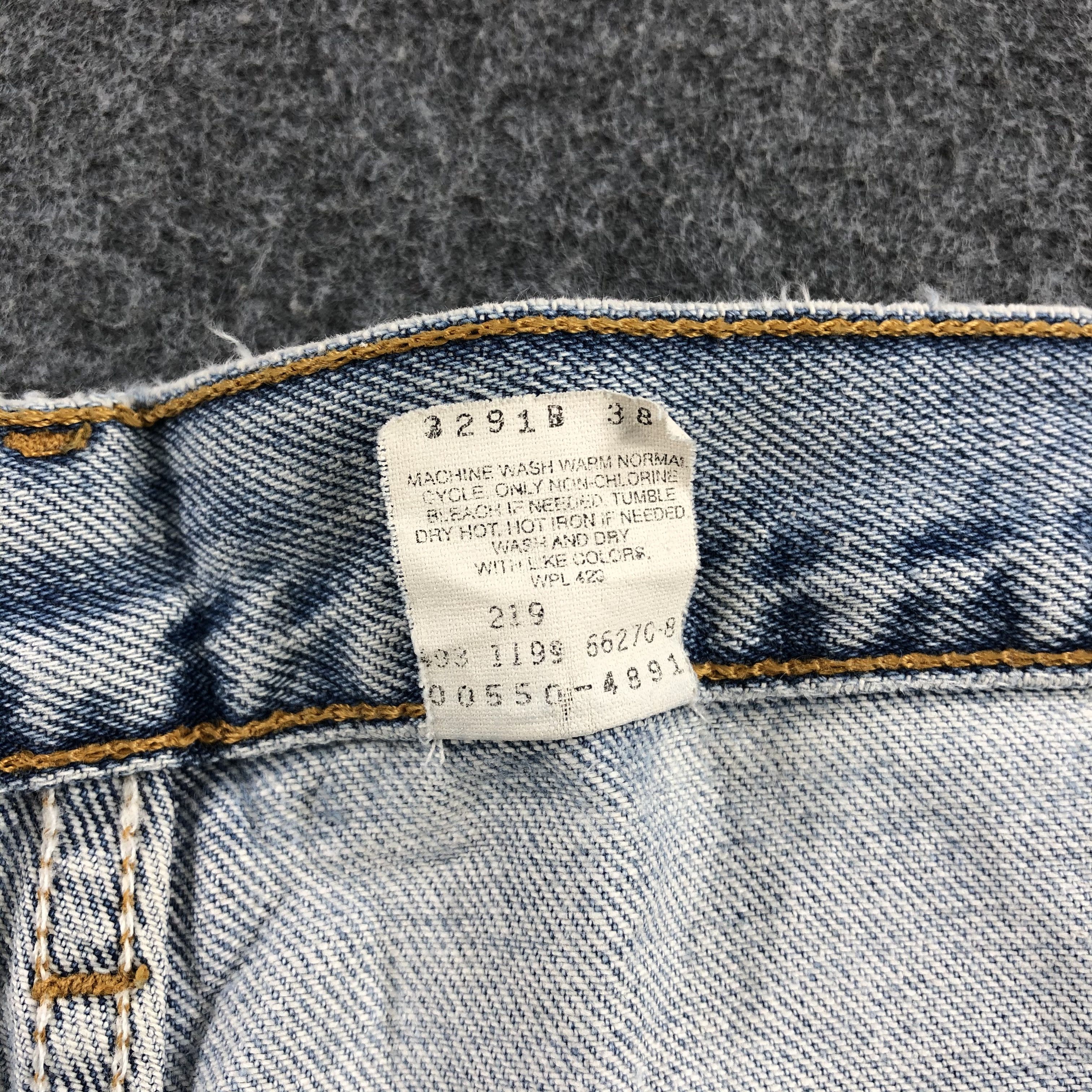 Levi's 90s Vintage Light Wash Levis 550 Jeans-JM1154 Size US 34 / EU 50 - 12 Thumbnail