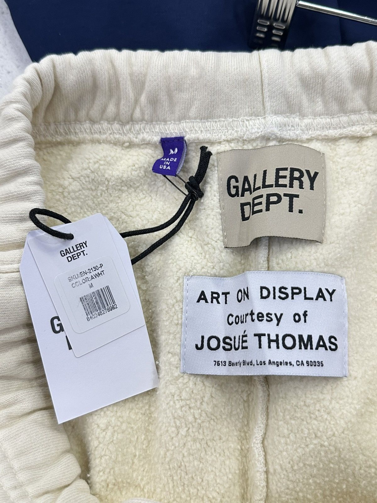 Gallery Dept. Gallery Dept Logo Sweatpants - Antique White Size US 32 / EU 48 - 6 Thumbnail