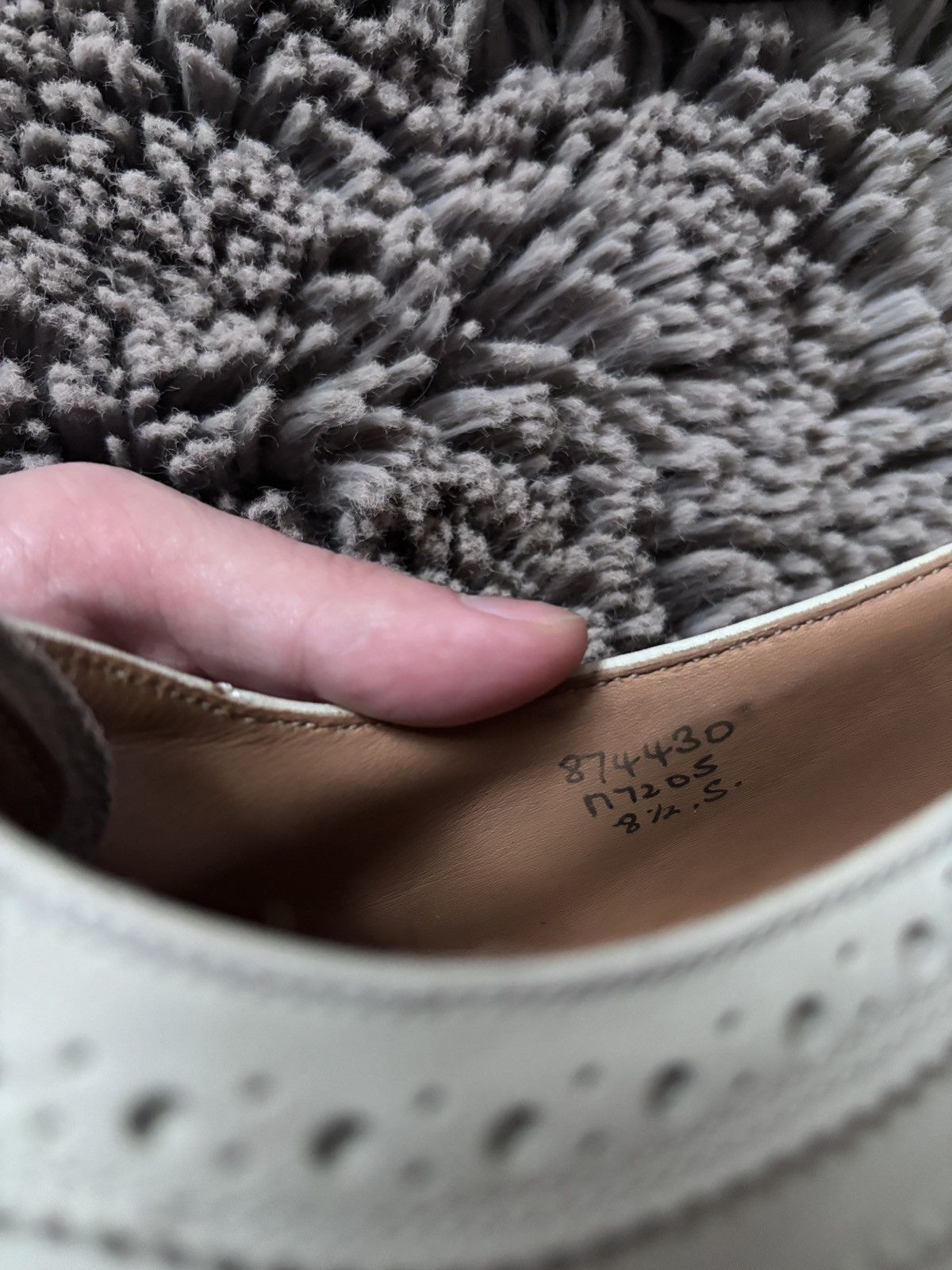 Thom Browne × Vintage Thom Browne Vintage Classic Longwing white brogue Size US 9 / EU 42 - 8 Thumbnail