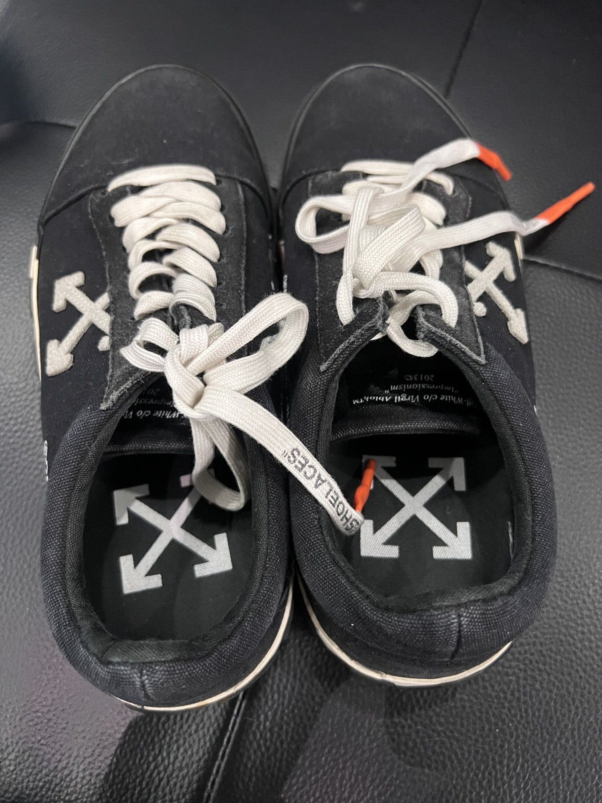 Off-White Off-White by Virgil Abloh SS18 Arrow Canvas Sneakers Size US 7.5 / EU 40-41 - 12 Thumbnail