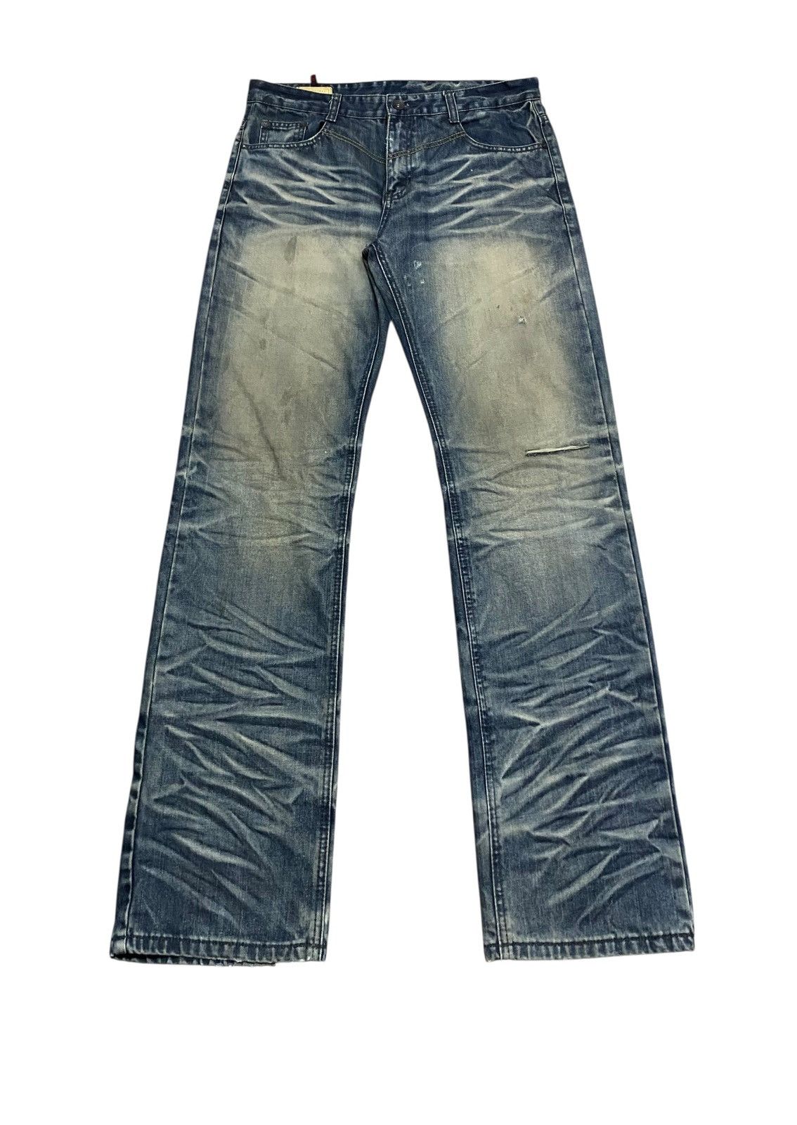 Very Rare Vintage Japanese Brand Black Glove Jeans 1990s