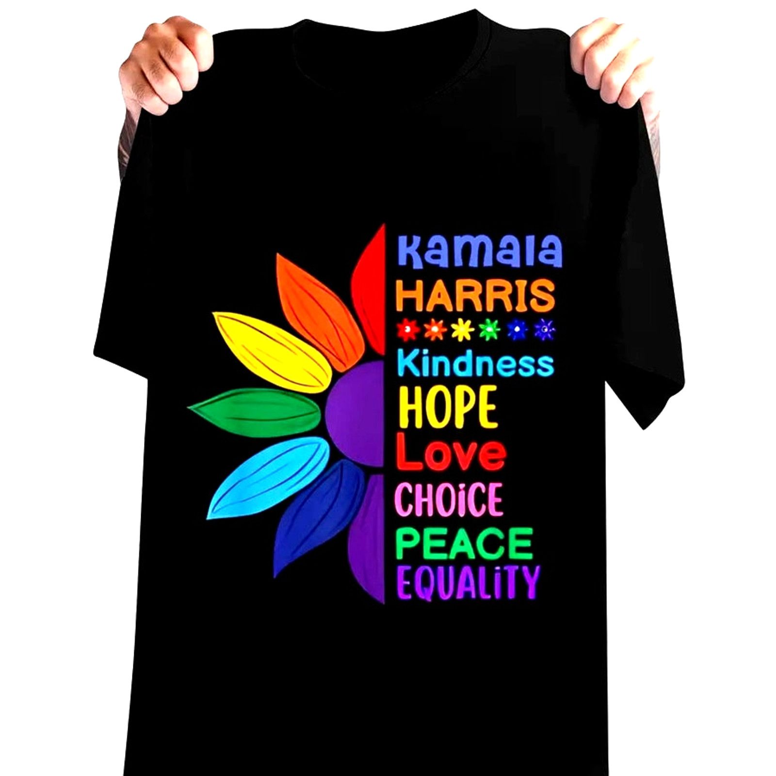 Other Kamala Harris TShirt Kindness Hope Choice Equality Blck 8/10 Size L / US 10 / IT 46 - 2 Thumbnail