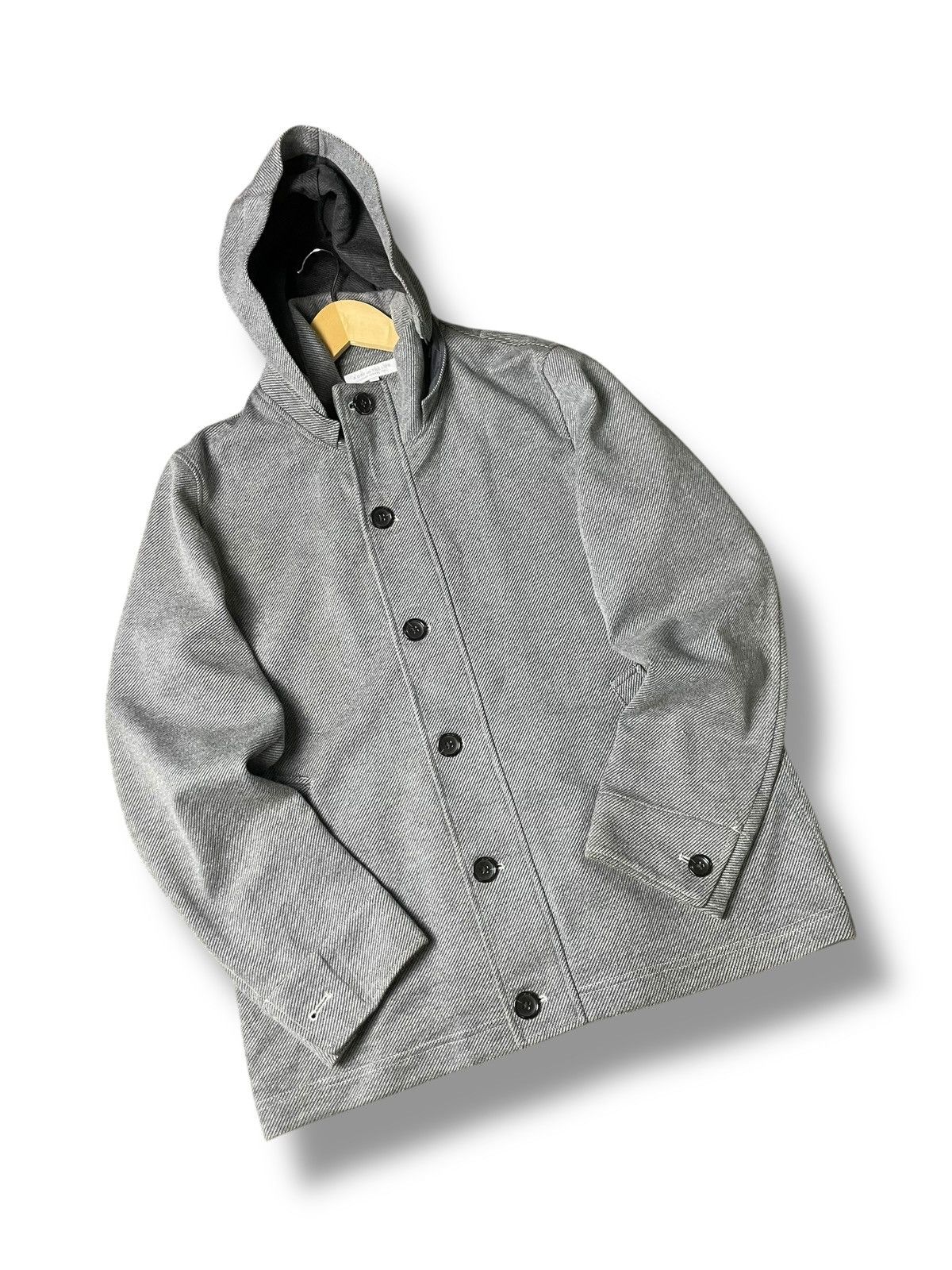 Japanese Brand × United Arrows × Vintage UNITED ARROWS Button Jacket Hoodie (78) Size US L / EU 52-54 / 3 - 5 Thumbnail