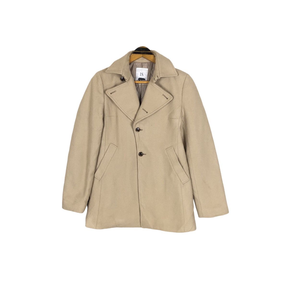 Issey Miyake Vintage Sunao Kuwahara Issey Miyake Pea Coat Size S / US 4 / IT 40 - 2 Thumbnail