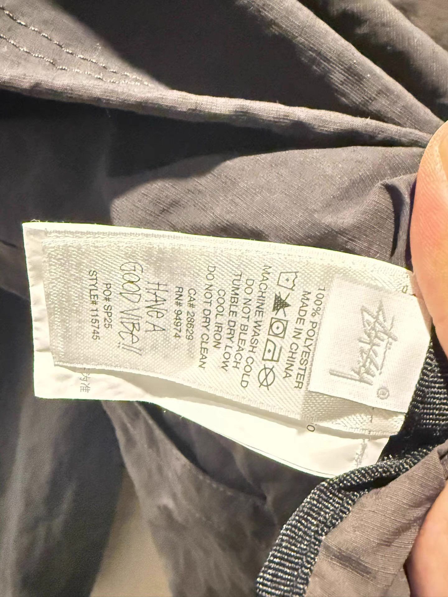 Stussy Stüssy BEACH SHELL WAVE DYE Tie-Dye Zip-Up Hooded Jacket Ｑ20 Size US XL / EU 56 / 4 - 5 Thumbnail