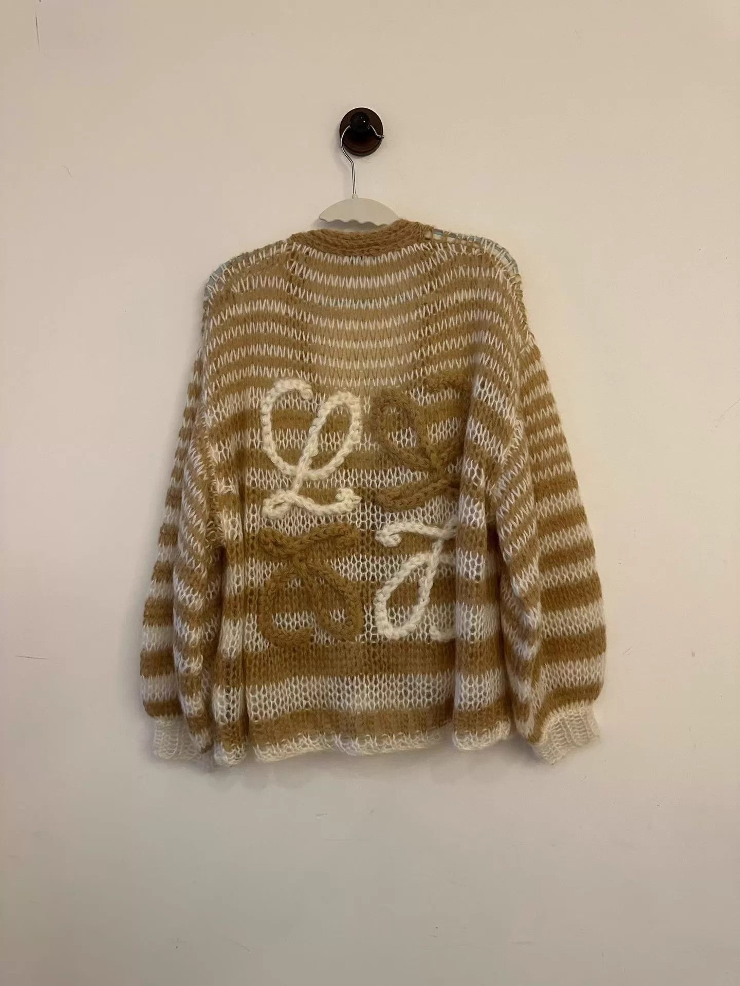 Loewe LOEWE striped mohair cardigan S Size S / US 4 / IT 40 - 2 Thumbnail