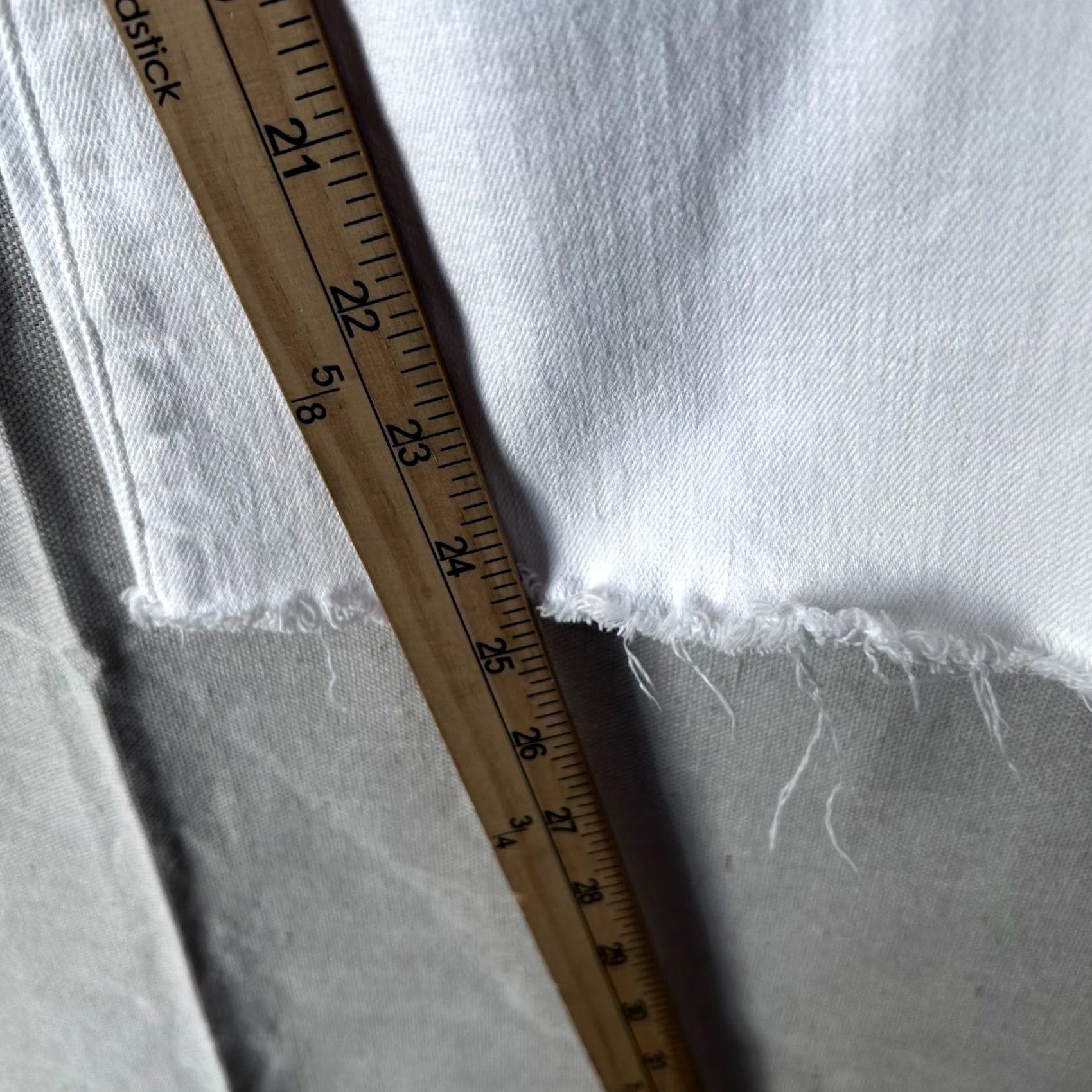 L'AGENCE VINTAGE? No. L'AGENCE Kendra High Rise Cropped Flare Jeans White Raw Hem 26 2651ISK Size 26" / US 2 / IT 38 - 4 Thumbnail