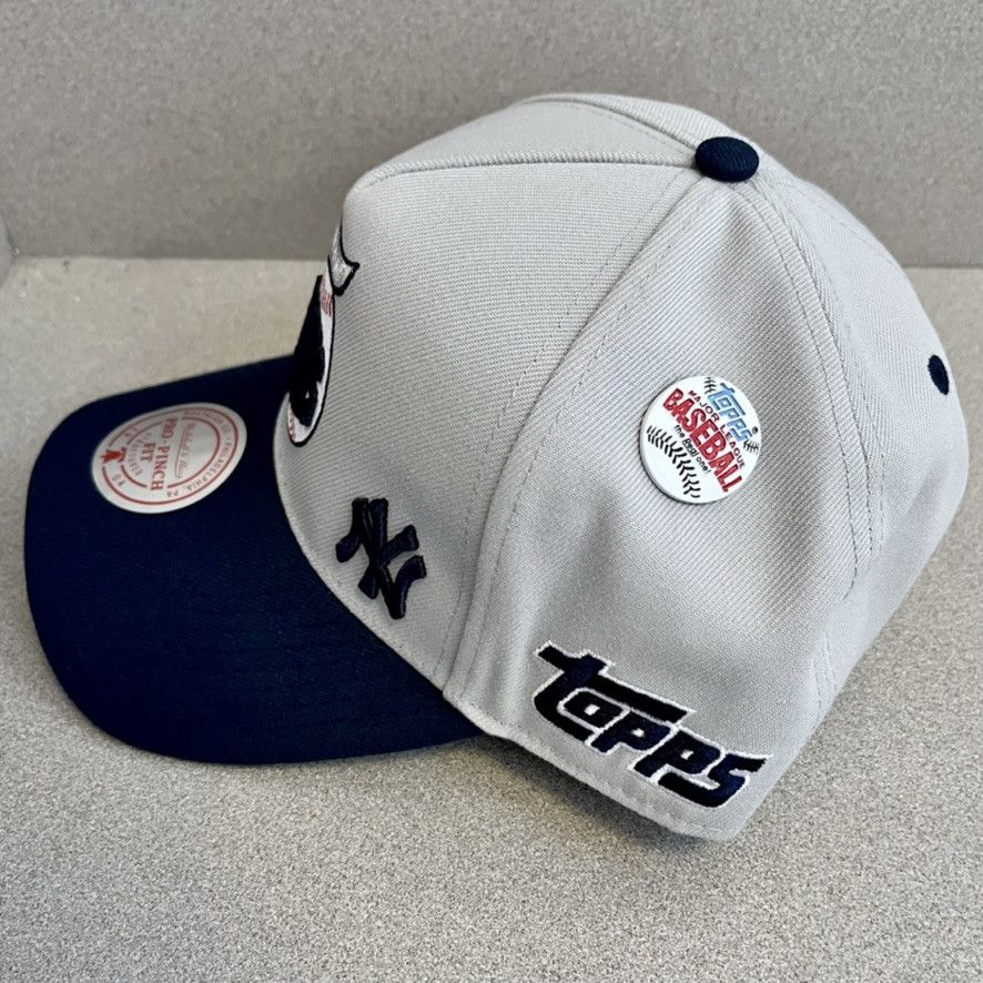 Mitchell & Ness New York NY Yankees Topps Mitchell Ness A Frame Snapback Hat Size ONE SIZE - 3 Thumbnail