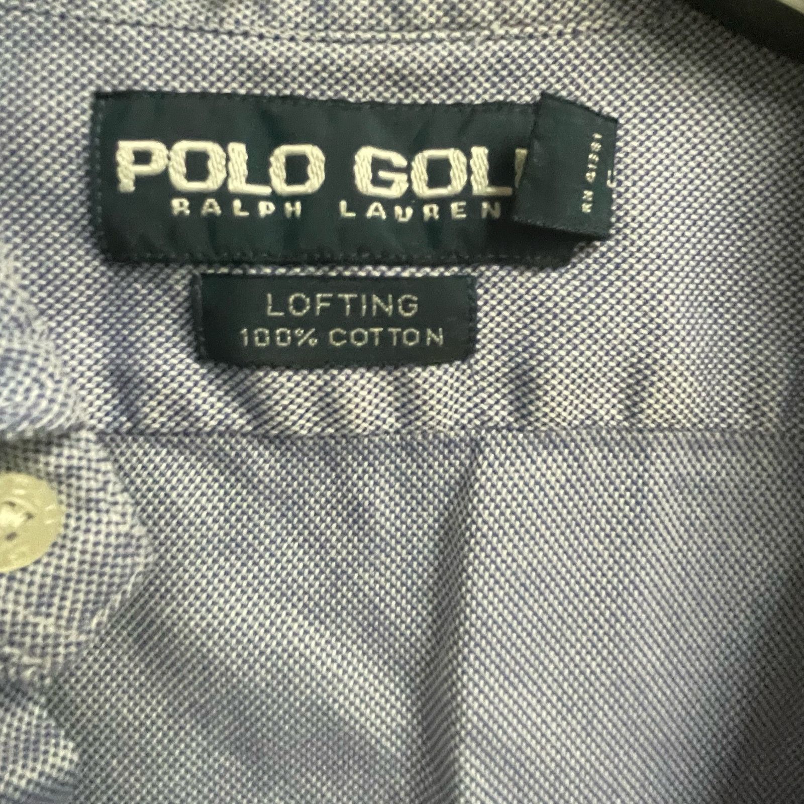 Ralph Lauren Polo Golf VTG Men's Long Sleeve Button Down Sz Large Size US L / EU 52-54 / 3 - 3 Thumbnail