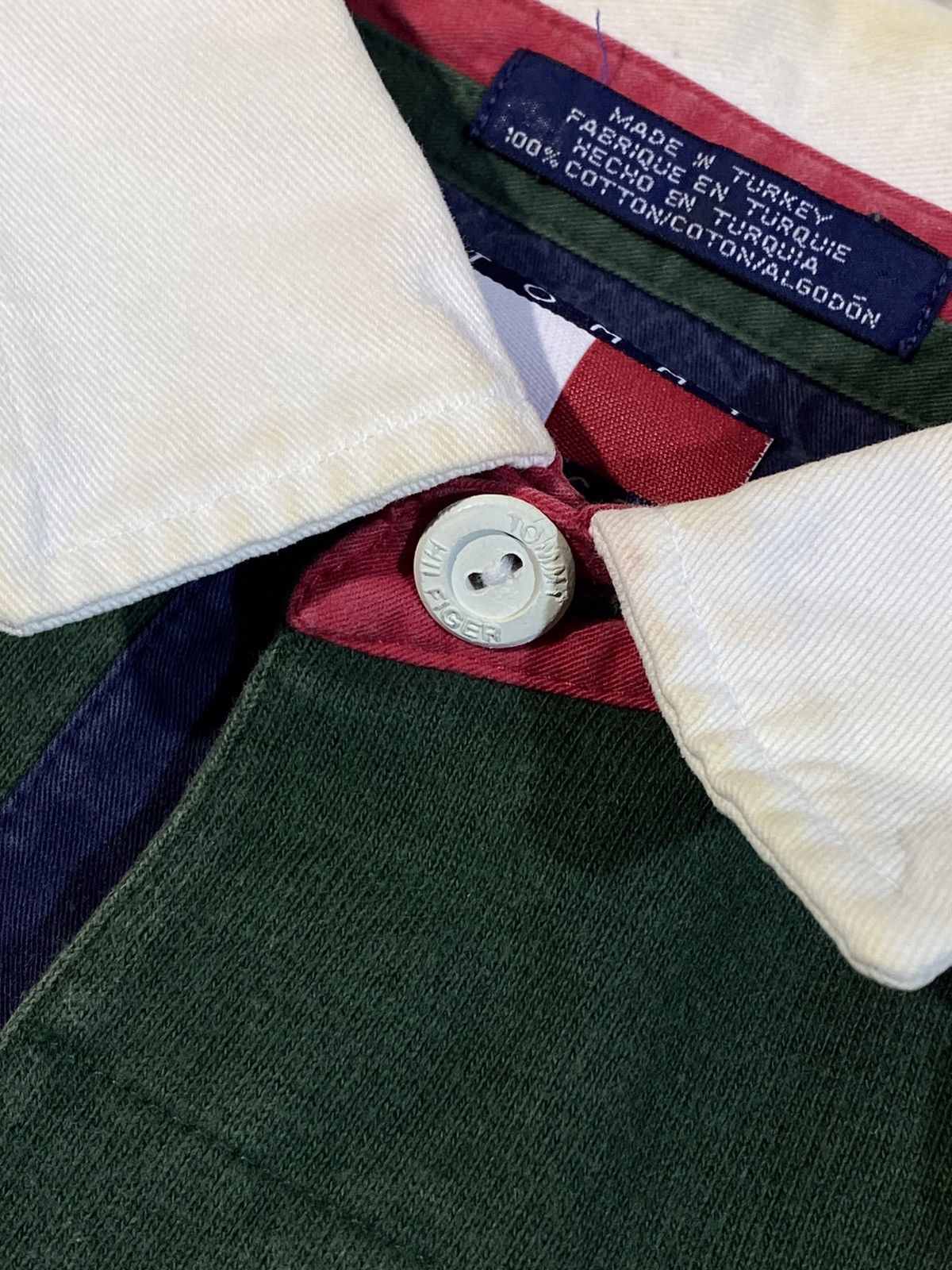 Tommy Hilfiger × Vintage Vintage 90s Tommy Hilfiger y2k streetwear style rugby shirt Size US M / EU 48-50 / 2 - 8 Thumbnail