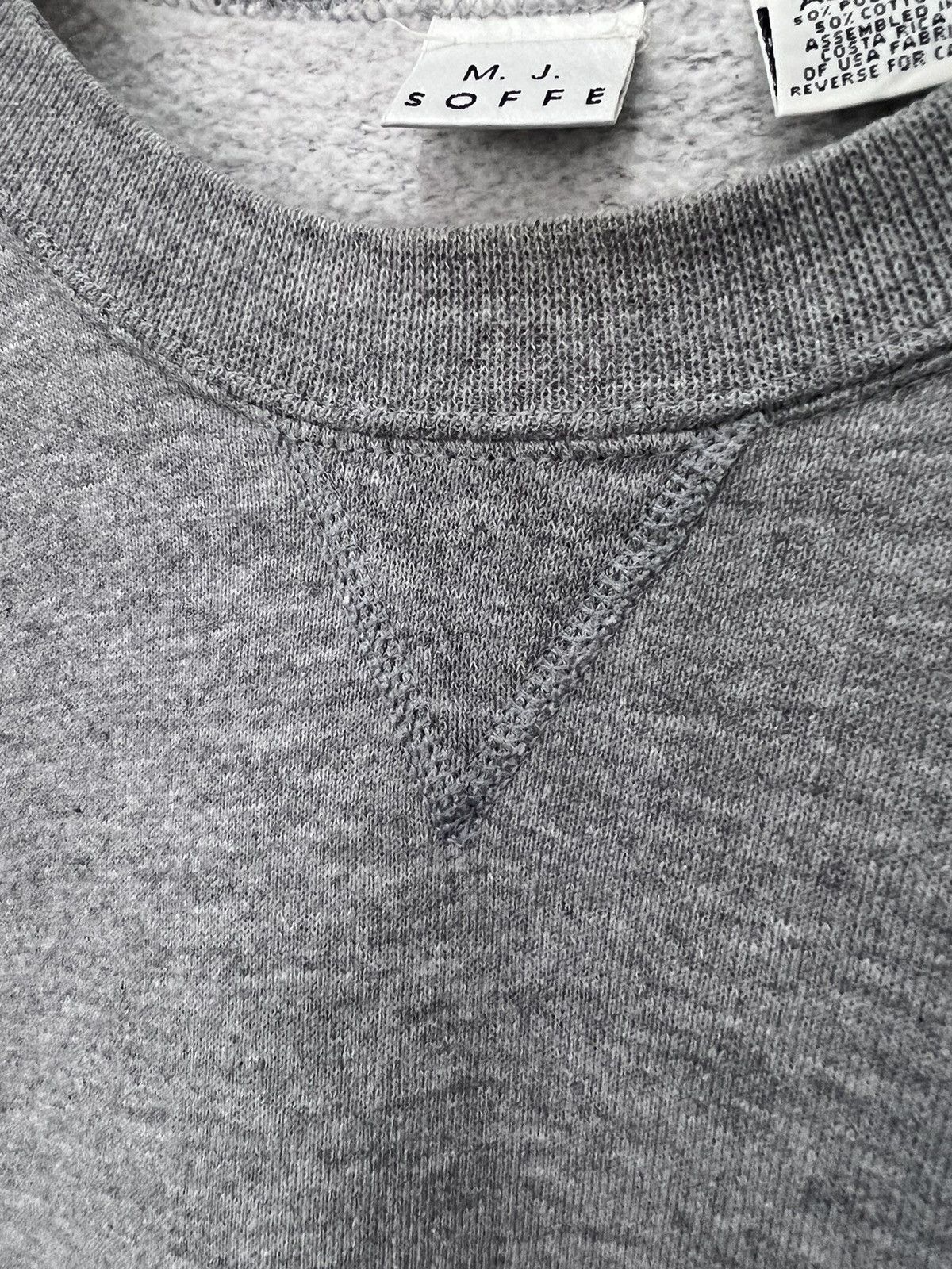 Vintage 🔥 Vintage 90's M.J Soffe Made in USA Plain Sweatshirt - M Size US M / EU 48-50 / 2 - 4 Thumbnail